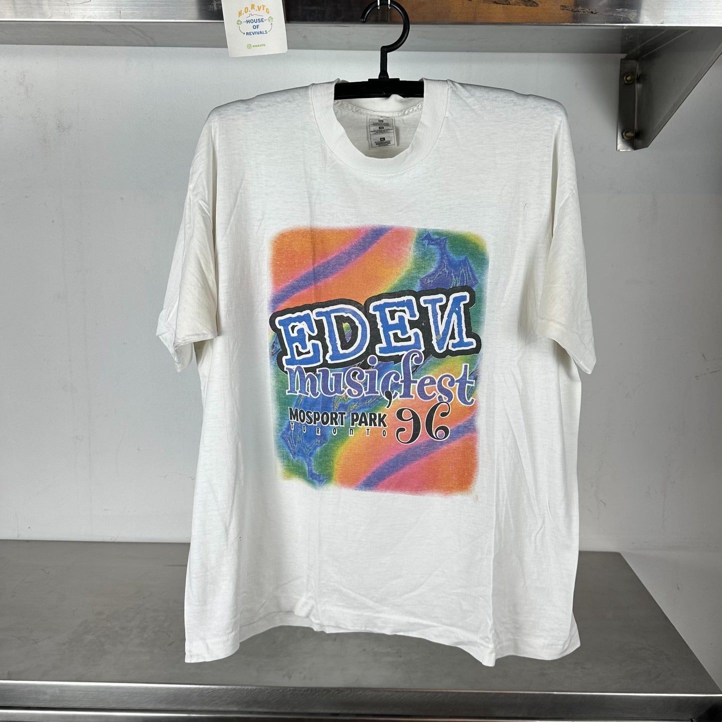 Vintage 1996 EDEM Musicfest The Cure The Tragically Hip Bush Spin Doctors Concert single stitch T shirt Band Tees Vintage Band Tshirts Graphic Tee – Warm & Stylish · High-Quality Print