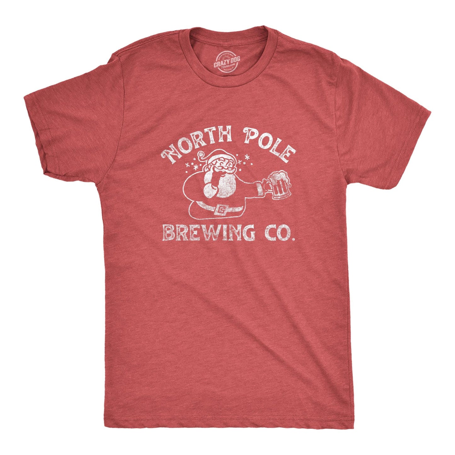 Christmas Shirts Christmas Shirt Men Vintage Shirts Festive Tees Christmas Beer Party Shirts Christmas Party North Pole Brewing Co Graphic Tee – Premium Graphic · Top Pick For Any Outfit