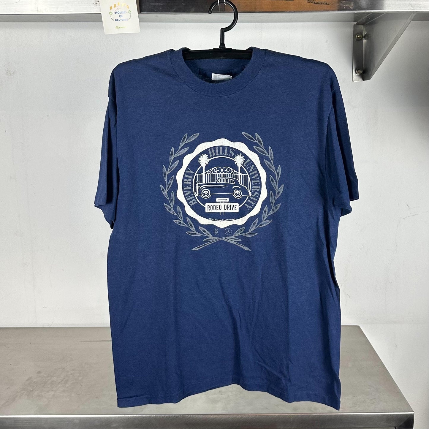 Vintage 80s Rolls Royce Mercedes Benz Rodeo Drive Beverly Hills University single stitch T shirt Vintage Mercedes Benz Tshirts Cars shirts Graphic Tee – Easygoing Wear · High-Quality Print