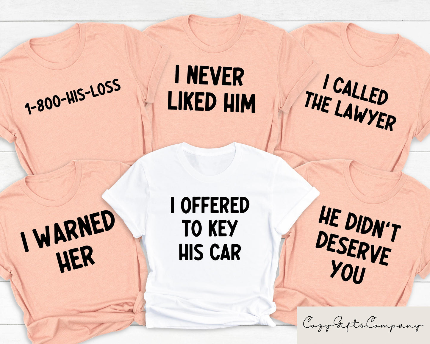 Matching Divorced Party Shirts Divorced Celebration T shirts Funny Divorce Sweatshirt Newly Divorced Tees Divorced Group Matching Outfit Sweatshirt – Cozy Vibes · Trending Graphic Apparel