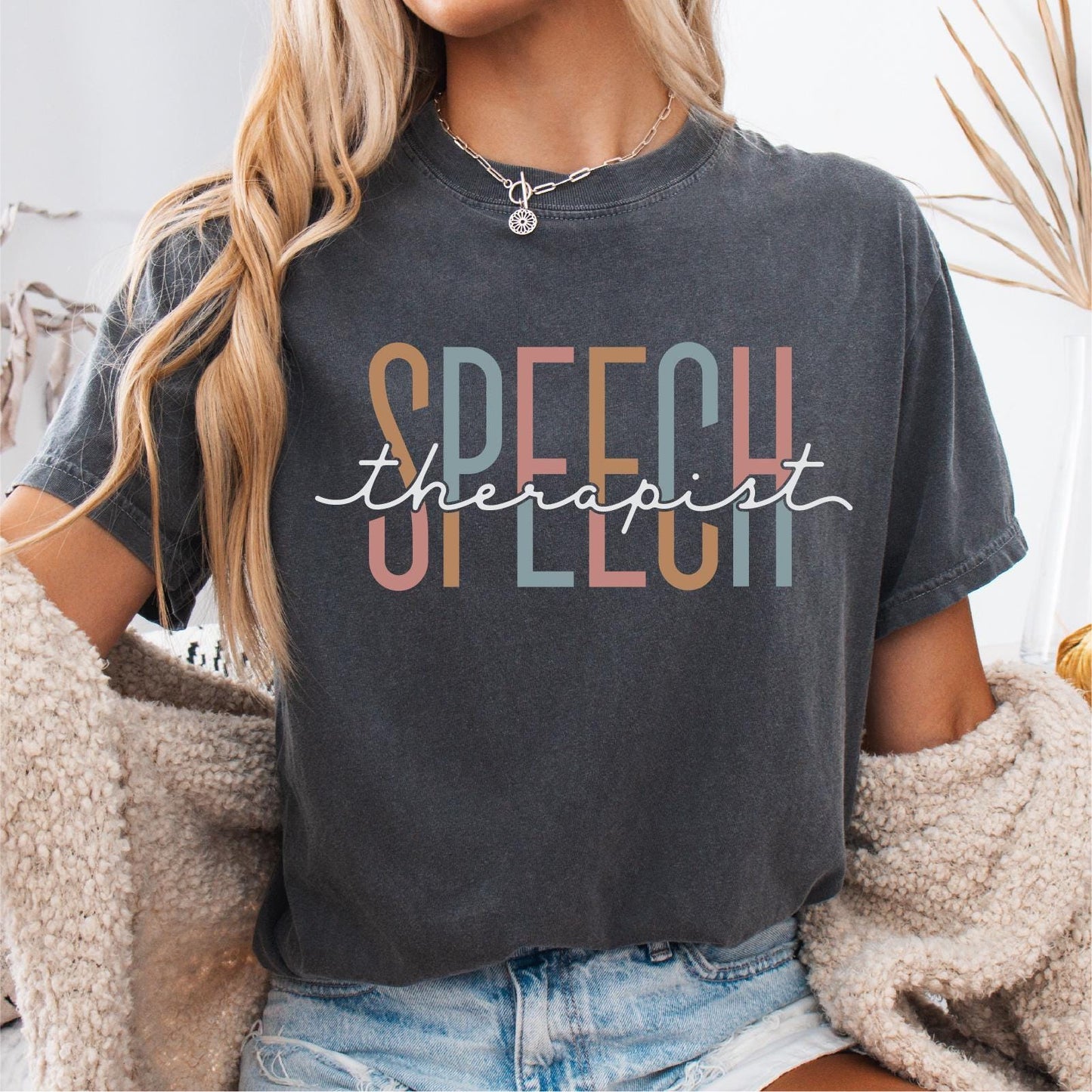 Speech therapist shirt Gift for Speech Therapist Speech pathologist Speech therapy Graduate Graduation Cute therapist shirt Graphic Tee – Warm & Stylish · Top Pick For Any Outfit