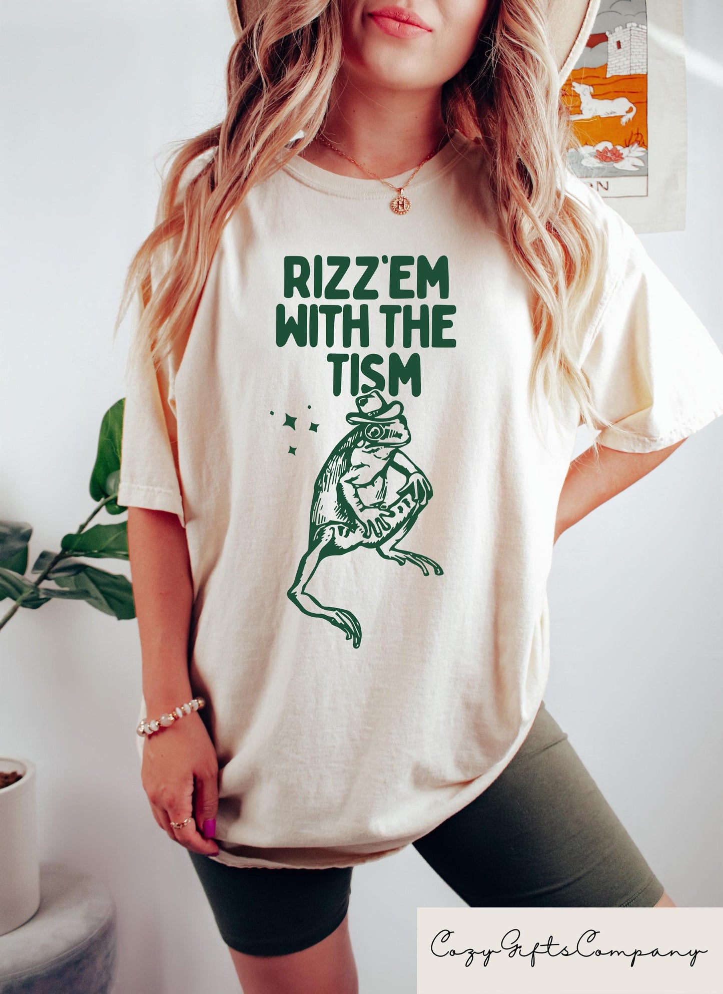 Rizz Em With The Tism Funny Shirt Funny Animal Graphic T Shirt Autism Awareness Sweatshirt Frog Meme Tee Funny Gift For Women Men Sweatshirt – Aesthetic Look · High-Quality Print