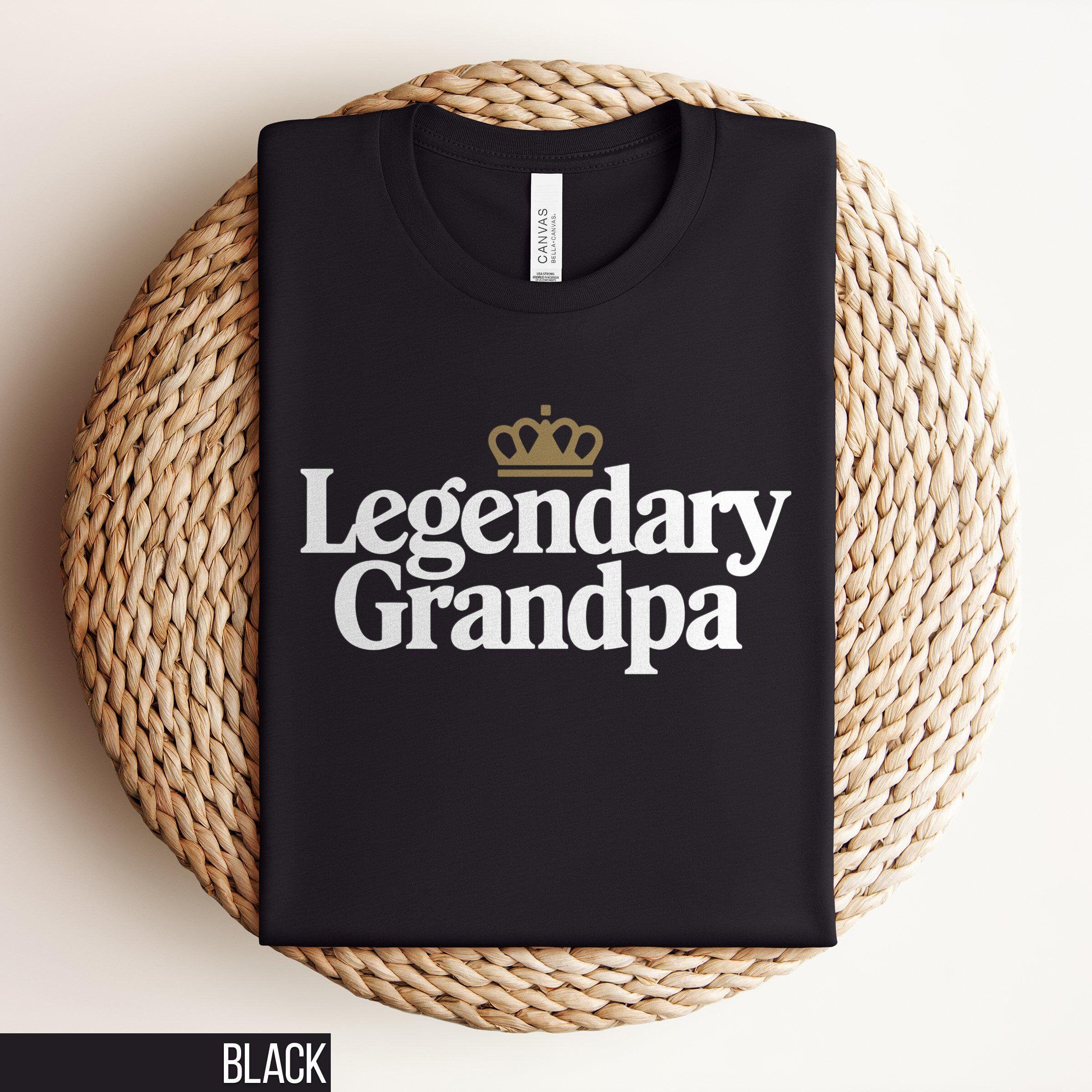 Legendary Grandpa Shirt Funny Grandpa Gift Grandfather Birthday Tshirt Cool Grandpa Tee Grandpa Present Granddad Anniversary Gift Graphic Tee – Everyday Comfort · Must-Have Style