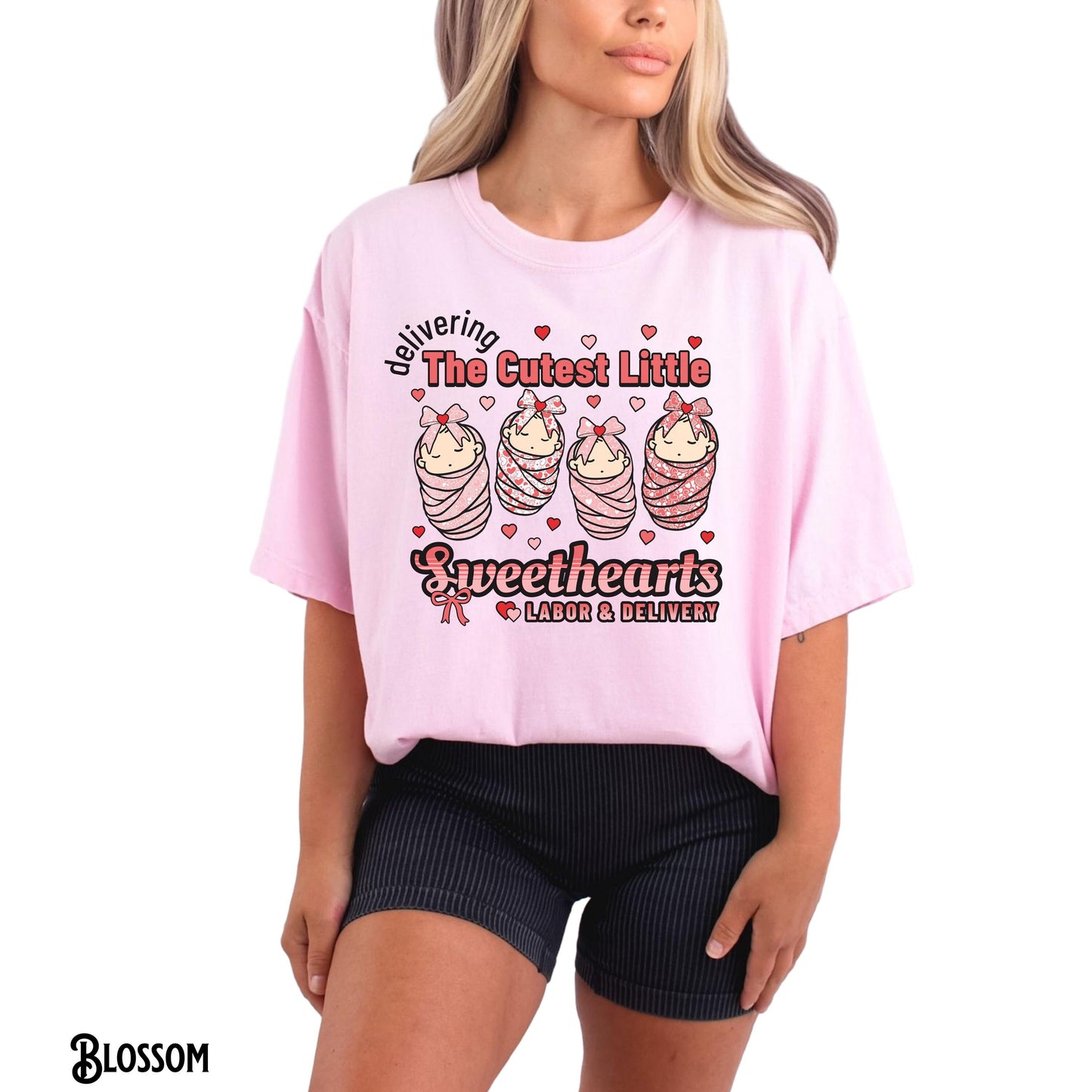 Labor and Delivery Nurse Valentine T Shirt L and D Valentine39s Day Hearts LD RN OB Baby Nurse Crew Love Tee Gift Graphic Tee – Everyday Comfort · Great Gift For Fans