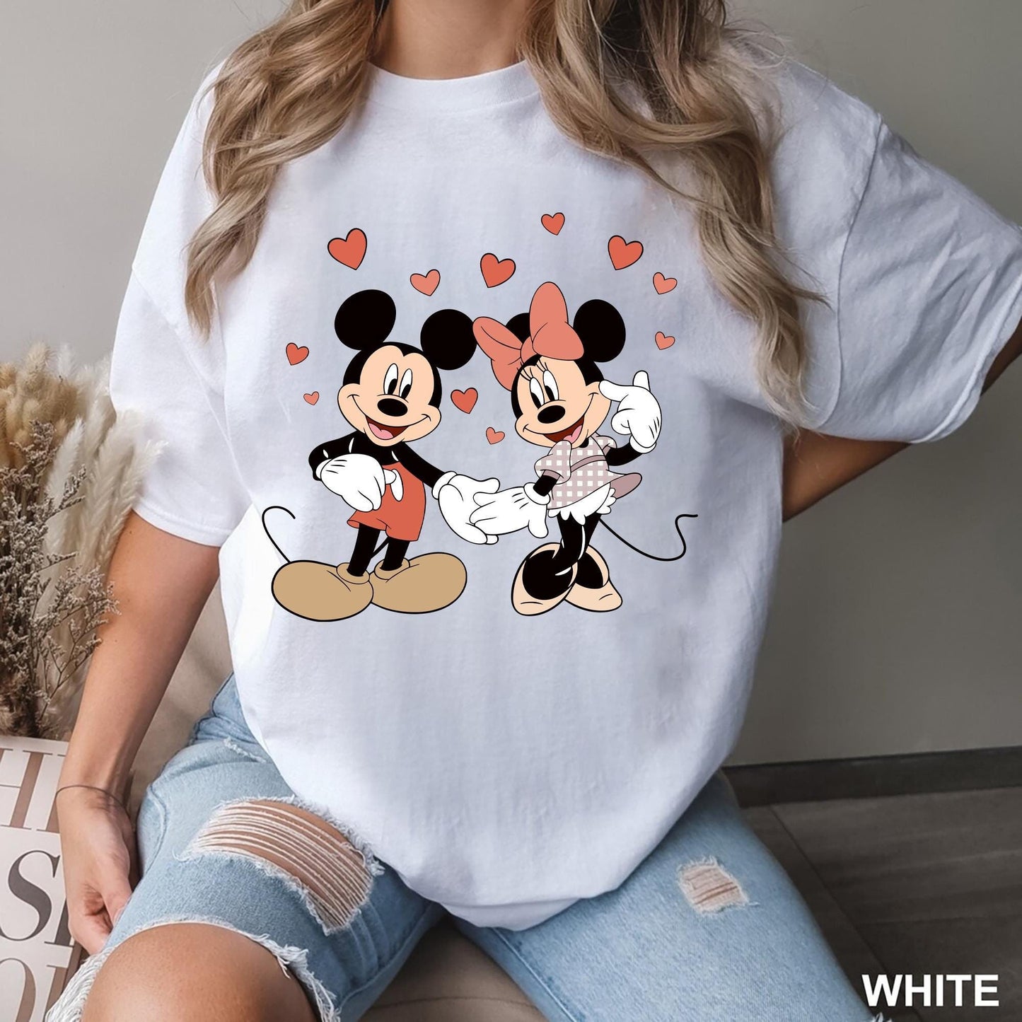 Disney Mickey Minnie Valentine Shirt Mickey Minnie Disney Trip Tee Valentines Day Gift Disney Valentines Matching Couple Shirt Valentine Tee Graphic Tee – Feel-Good Design · Great Gift For Fans