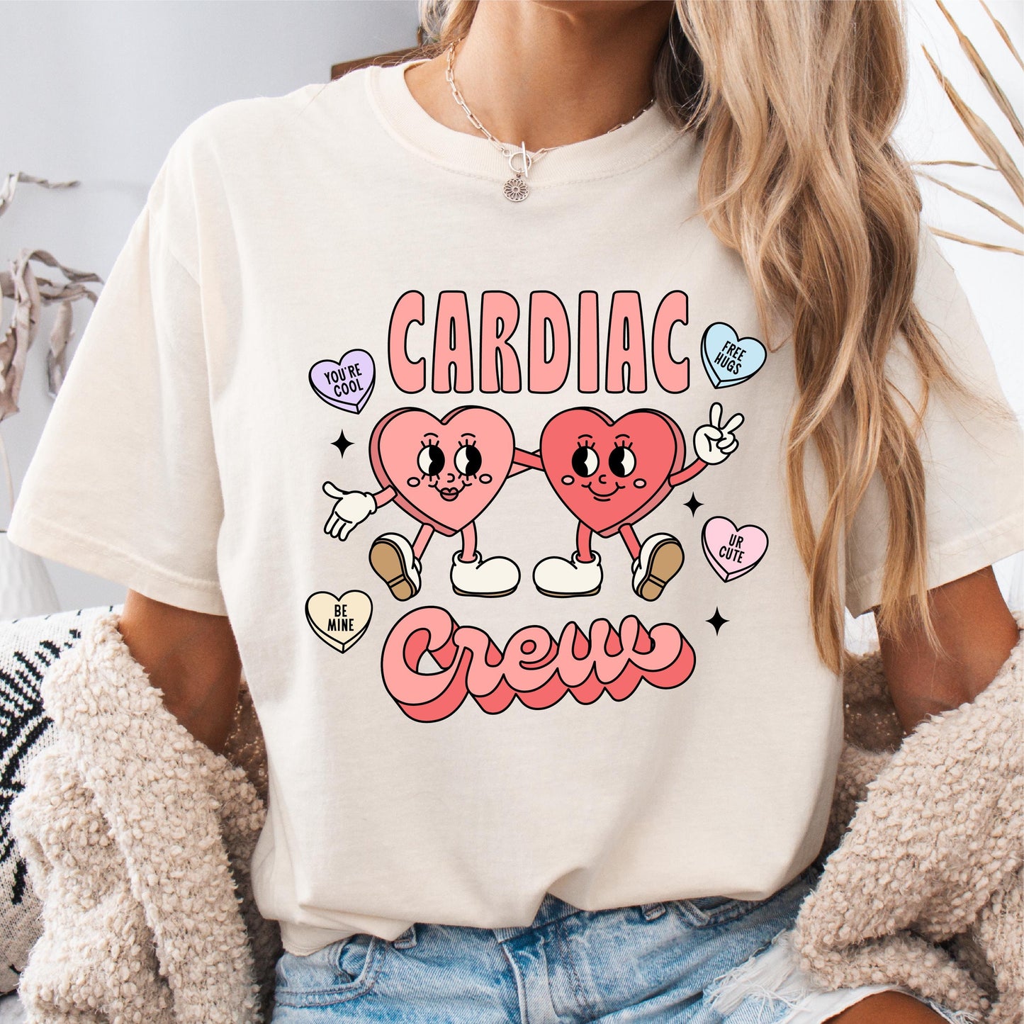 Cardiac Crew Valentine Shirt Cardiac Nurse Shirt Cardiac Heart Gifts Nurse Gift Cardiology Shirt Valentine Shirt for Cardiologists Graphic Tee – Bold Style · Top Pick For Any Outfit