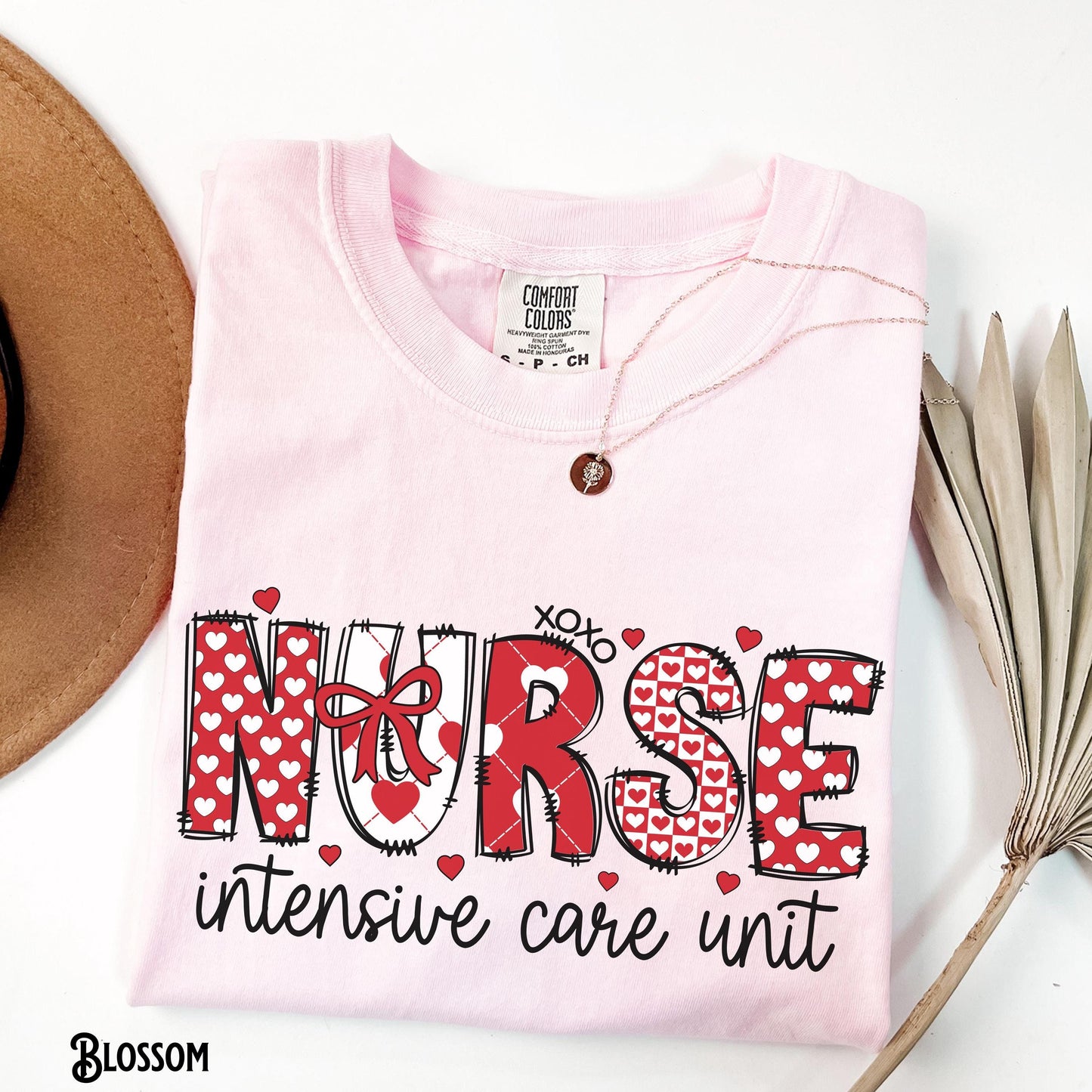 ICU Nurse Valentine T Shirt Intensive Care Unit Valentine39s Day Hearts ICU Nursing Tee Squad Crew Love Gift Graphic Tee – Everyday Comfort · Great Gift For Fans