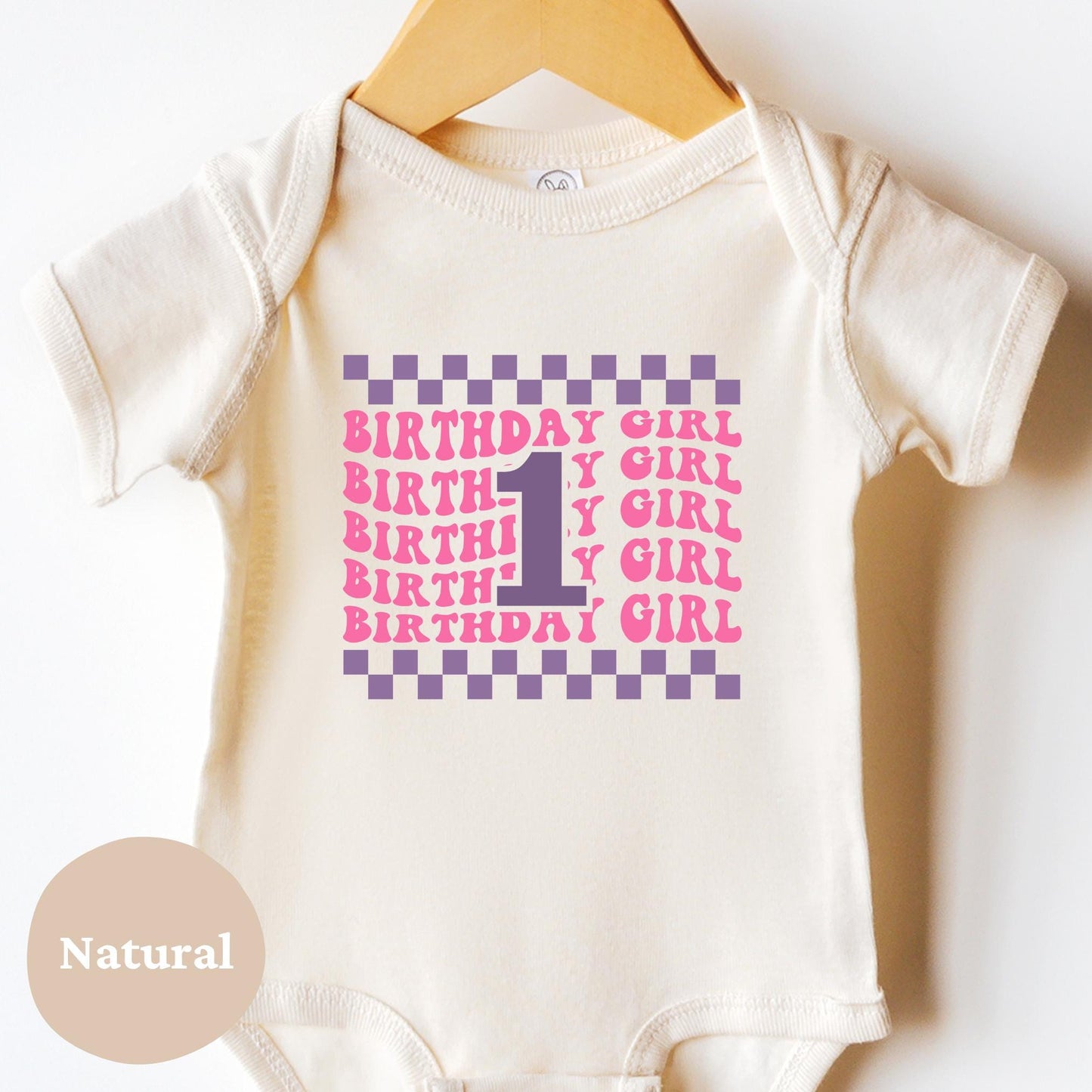 1st Birthday Bodysuit Girl First Birthday Bodysuit Baby Clothes First Birthday Shirt Girl Baby Bodysuit Cute One Year Girl Tee Birthday Graphic Tee – Bold Style · High-Quality Print