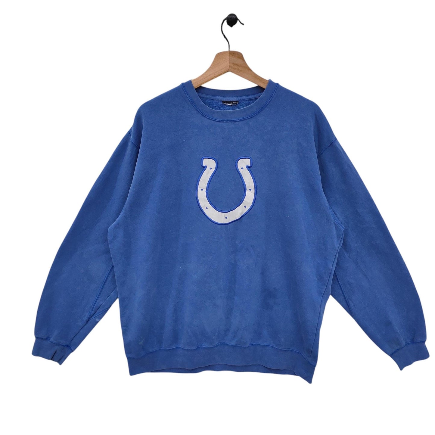 Indianapolis Colts Sweater Vintage Crewneck NFL Jumper 90s Sweatshirt Football Sportswear Blue Large Sweatshirt – Bold Style · Must-Have Style