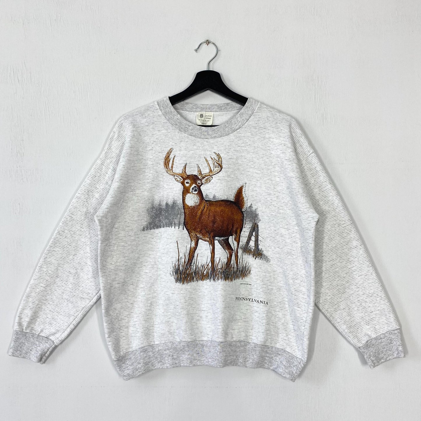 Vintage 90s Outdoor Outfitters Sweatshirt Deer Crewneck Bear Sweater Pullover Wildlife Dog Eagle Wolf Ducks Unlimited Print Logo Small Sweatshirt – Soft Feel · Trending Graphic Apparel