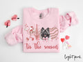 Keeshond Dog Valentine39s Day Sweatshirt Valentines Keeshond Gifts Dog Mom Crewneck Shirt Long Sleeve Sweatshirt – Fan Favorite · Perfect For Daily Wear