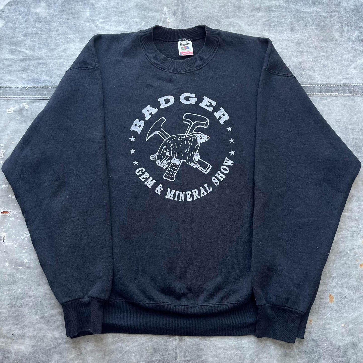 Vintage Badger Gem And Mineral Show Unique Animal Sweatshirt Sweatshirt – Premium Graphic · Trending Graphic Apparel