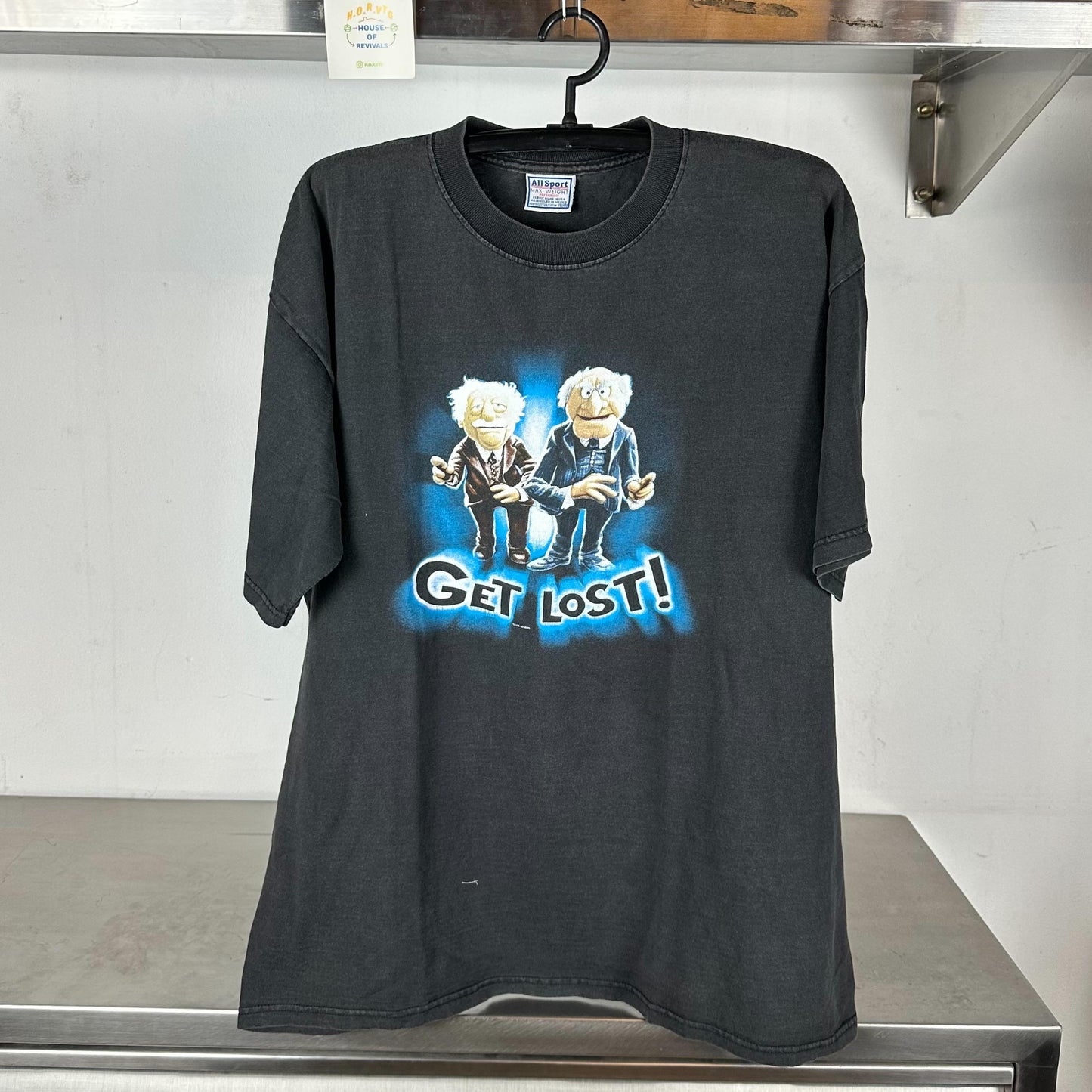 Vintage Get Lost Statler and Waldorf Jim Henson The Muppets T shirt Vintage The Muppets Tshirts Vintage Jim Henson Tshirts The Muppets Graphic Tee – Premium Graphic · Must-Have Style