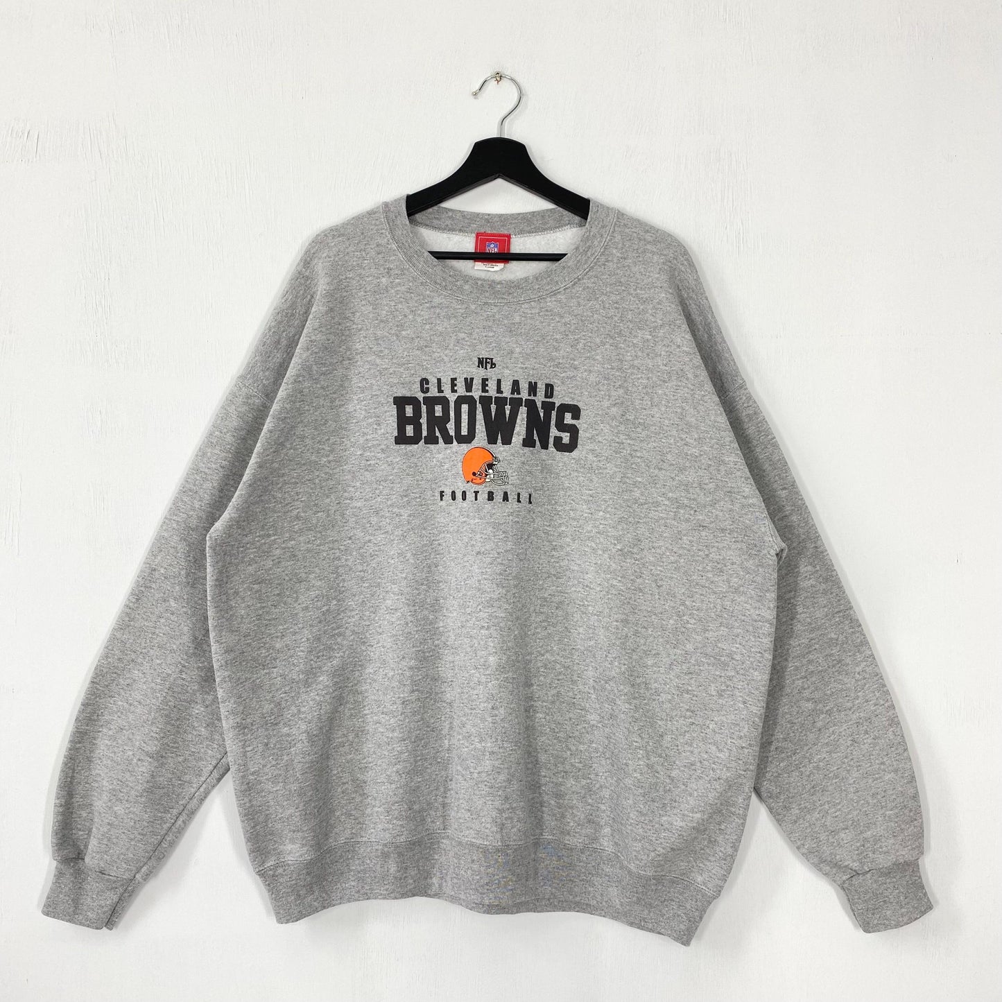 Vintage Cleveland Browns Sweatshirt Cleveland Browns Crewneck Browns Sweater Pullover Sportswear NFL Cleveland Browns Print Logo Grey XLarge Sweatshirt – Feel-Good Design · Trending Graphic Apparel