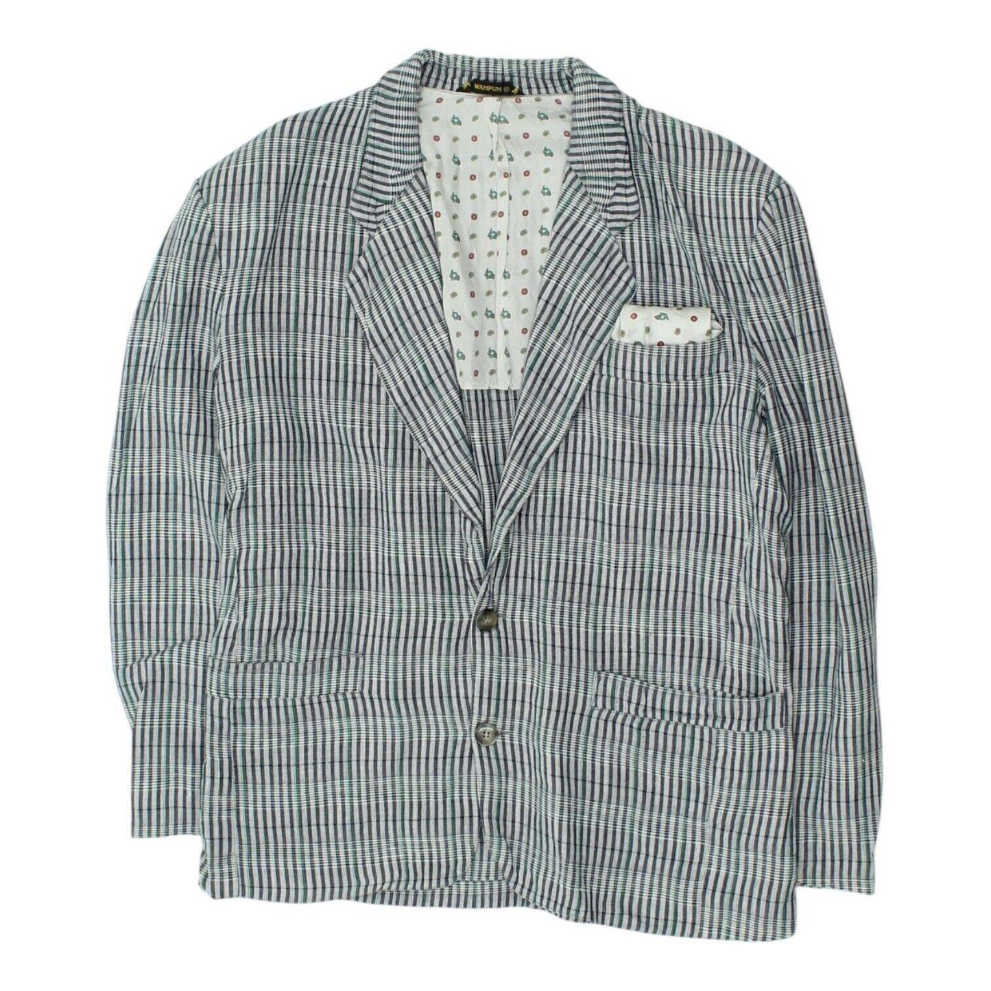 Wampum Mens Blue White Check Blazer Jacket Vintage Smart Designer Suit VTG Graphic Tee – Everyday Comfort · Trending Graphic Apparel