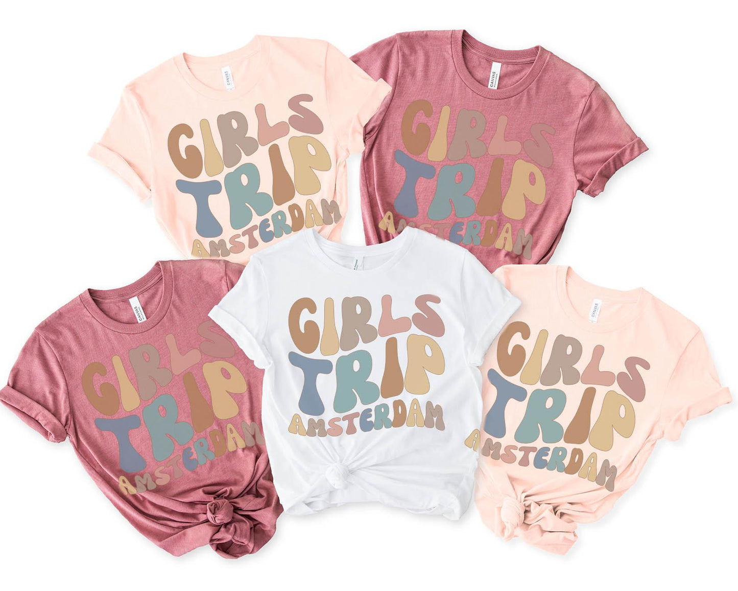 Amsterdam Shirt Girls Trip Tshirt Girls Trip Favors Vacation Girls Weekend Girls Night Out Besties Graphic Tee – Cozy Vibes · Trending Graphic Apparel
