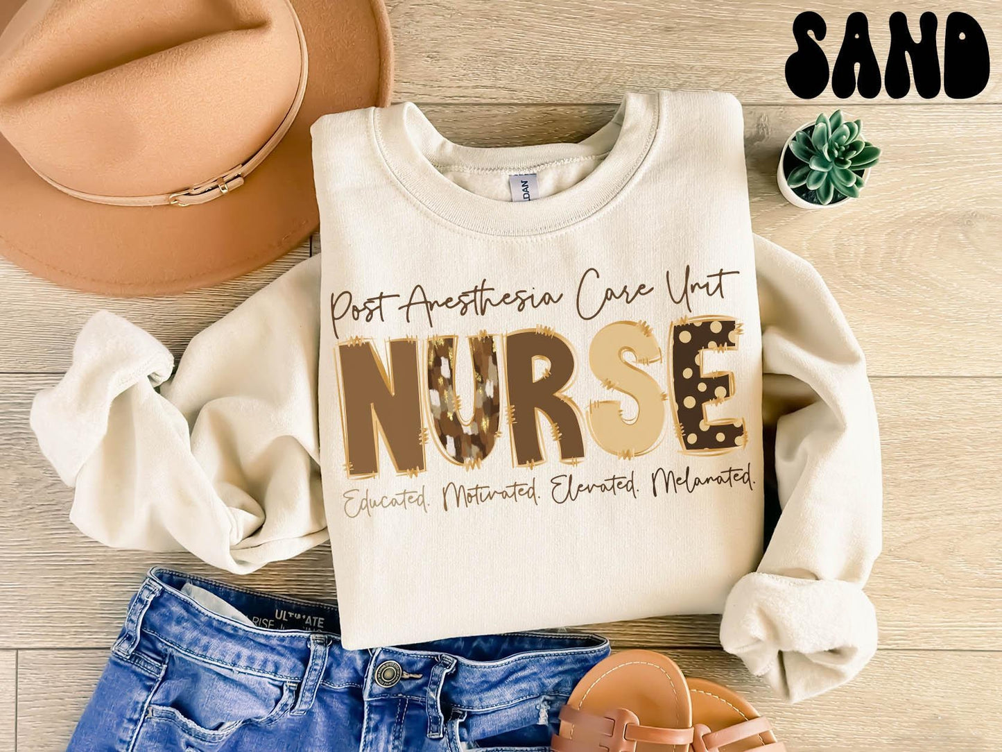 Melanated PACU Nurse Life Sweatshirt Black Post Anesthesia Care Unit Nurse Gifts Black History Month Crewneck Shirt Women Sweatshirt – Feel-Good Design · Must-Have Style