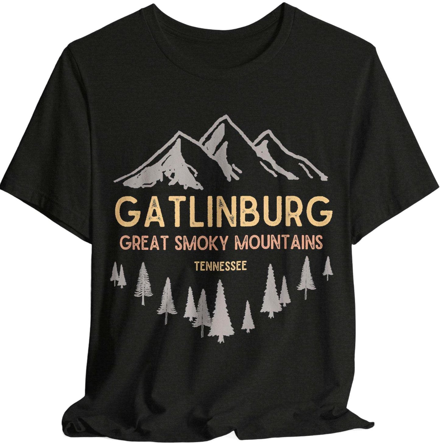 Gatlinburg Smoky Mountains Tee Unisex Shirt Mountain Graphic Tee Outdoor Adventure Shirt Nature Lover Gift Vacation Souvenir Tee Gift Graphic Tee – Fan Favorite · Great Gift For Fans