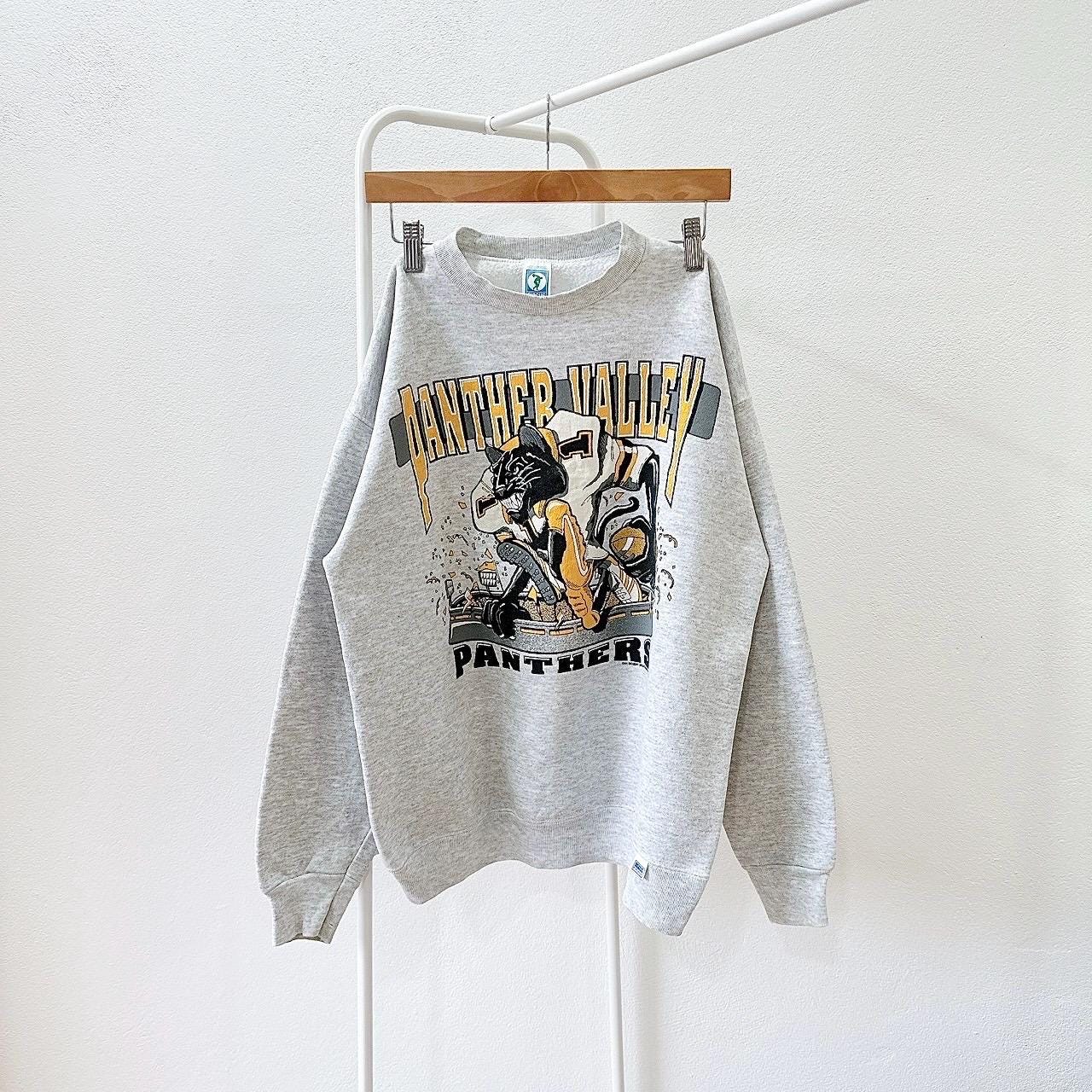 90s Panther Valley football Discus gray sweatshirt L Sweatshirt – Easygoing Wear · Must-Have Style