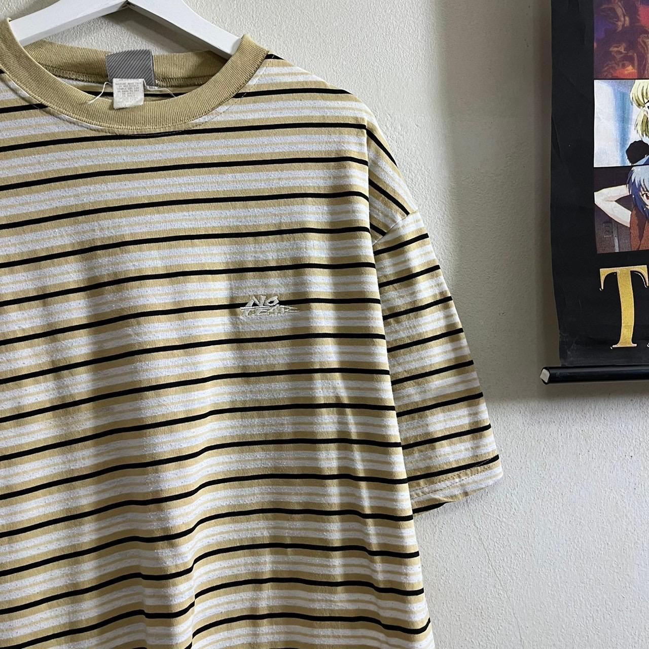 Vintage Nofear Striped T Shirt size L Graphic Tee – Bold Style · Trending Graphic Apparel