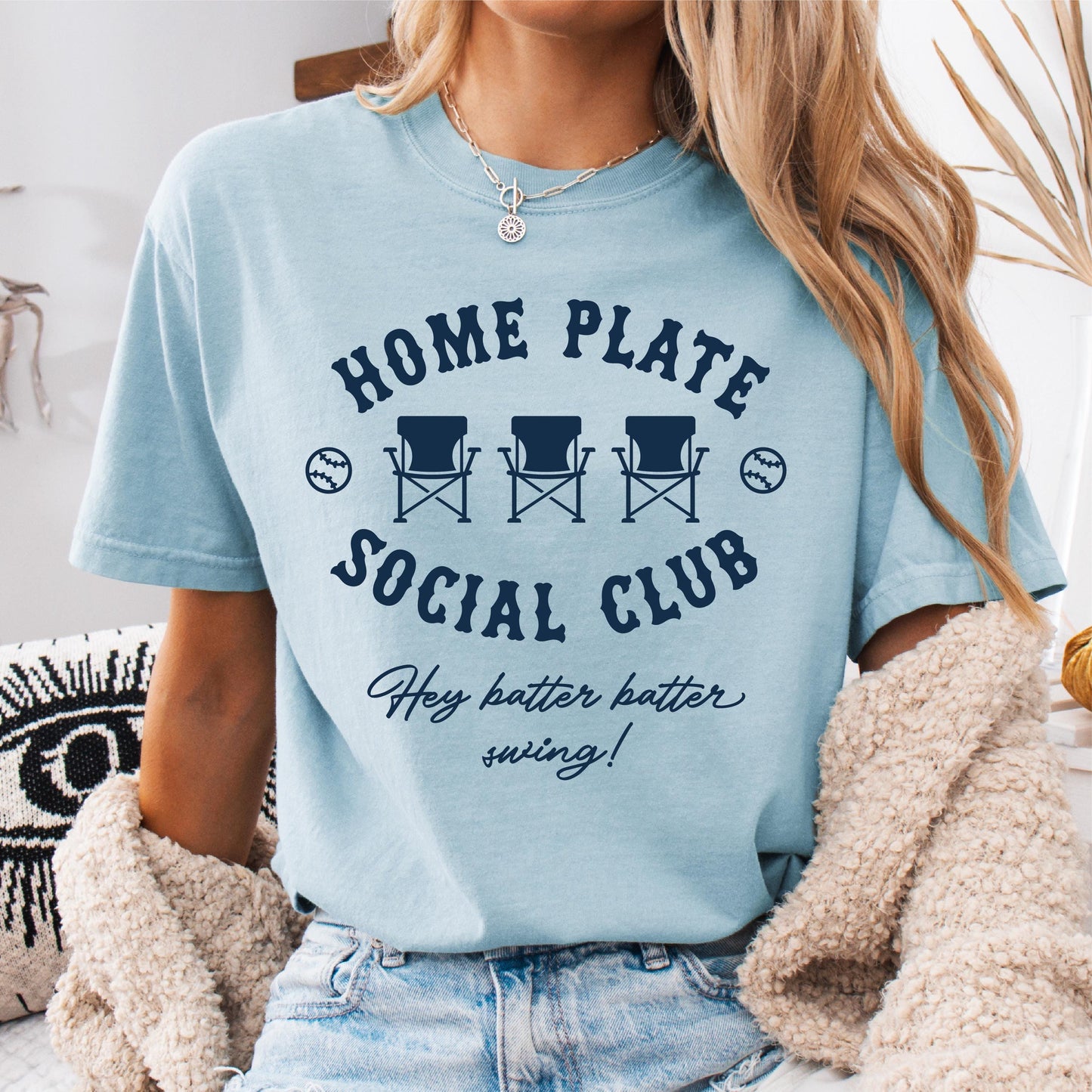 Homeplate Social Club Funny baseball t shirt baseball gift baseball coach gift baseball mom baseball shirt men tee Graphic Tee – Easygoing Wear · Must-Have Style
