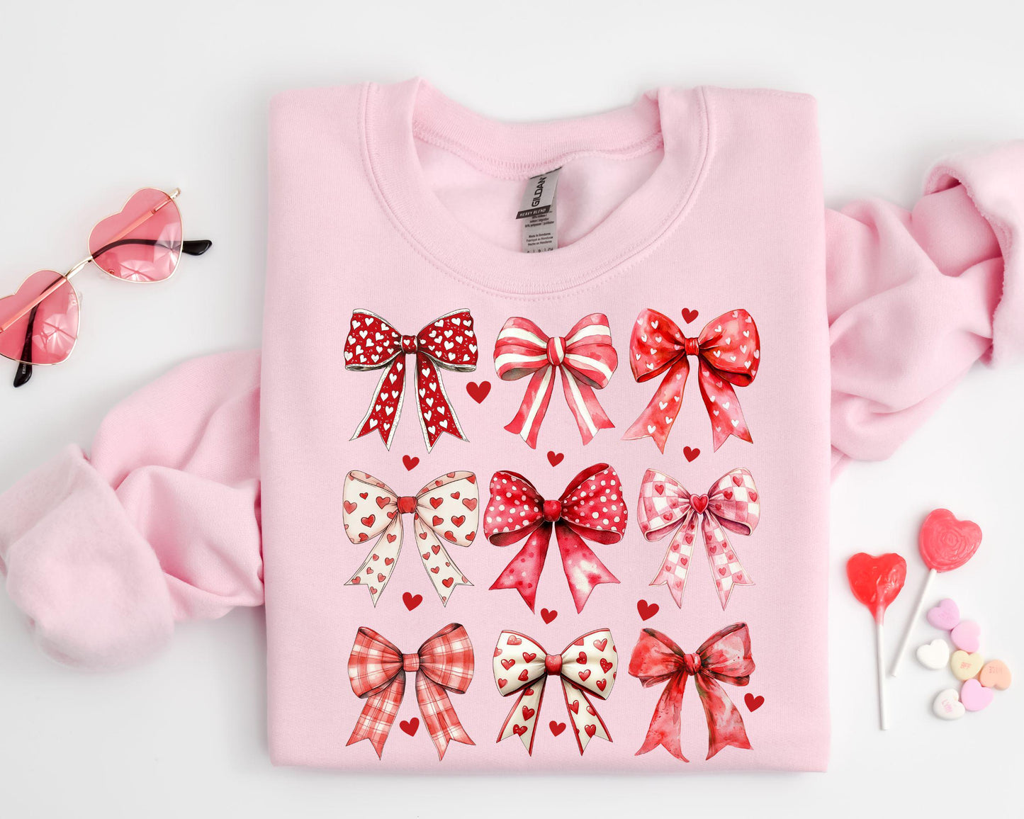 Coquette Valentine Heart Bow Sweatshirt Retro Valentine Shirt Valentines day Bow Shirt Coquette Bow T Shirt Couple Bow Valentine Gifts Sweatshirt – Feel-Good Design · Must-Have Style