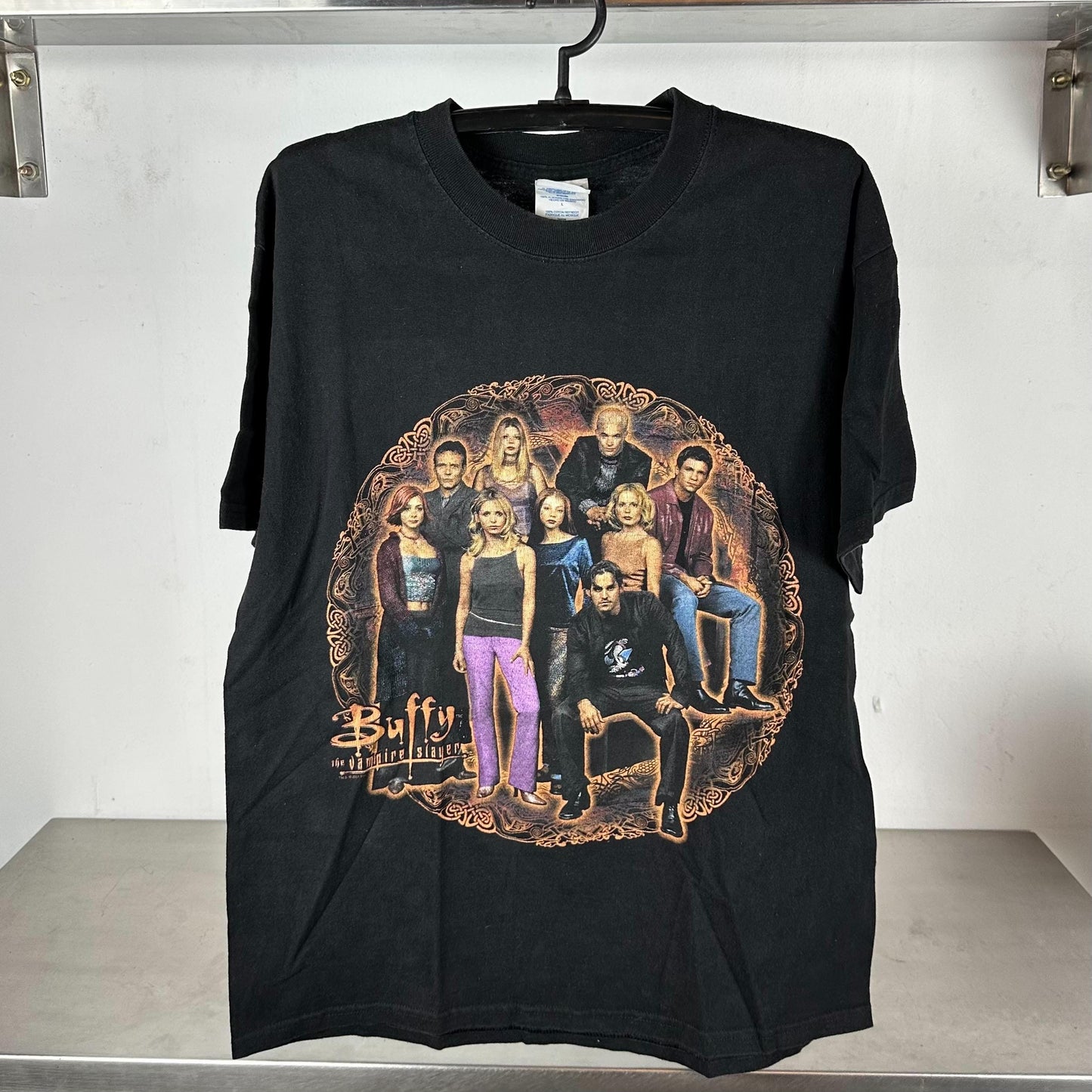 Vintage 2001 Buffy The Vampire Slayer TV Show Promo T shirt Buffy The Vampire slayer Tshirts Vintage Movies Tshirts Vintage Buffy Tees Graphic Tee – Easygoing Wear · High-Quality Print
