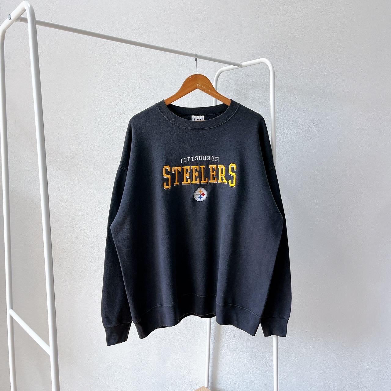90s Pittsburgh Steelers NFL football Lee sport black sweatshirt XL Sweatshirt – Bold Style · Top Pick For Any Outfit