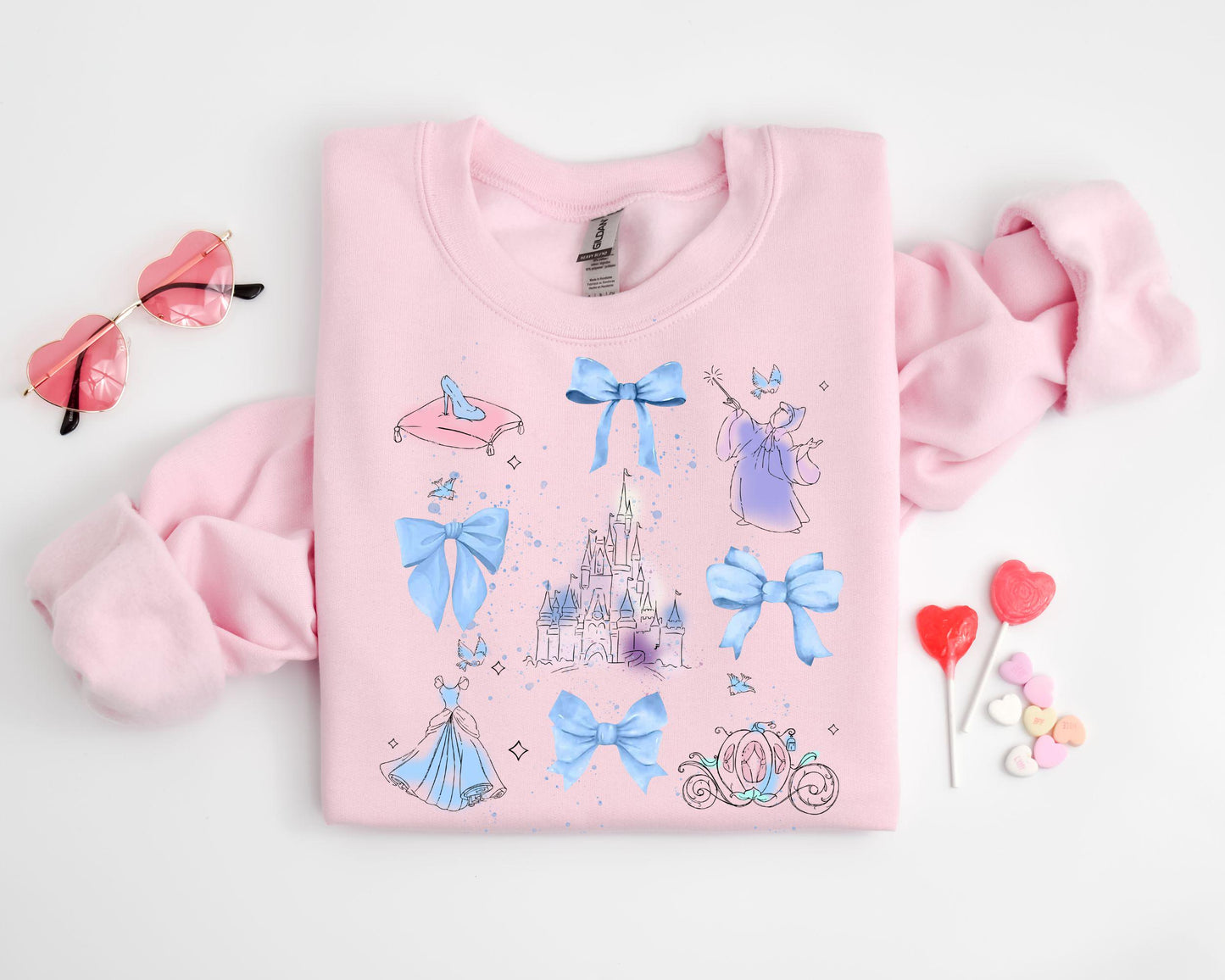 Disney Cinderella Watercolor Coquette Bow Shirts Cinderella Princess Shirt Magic Kingdom Disneyland Family Trip Tee Disney Kids Toddler Graphic Tee – Fan Favorite · High-Quality Print