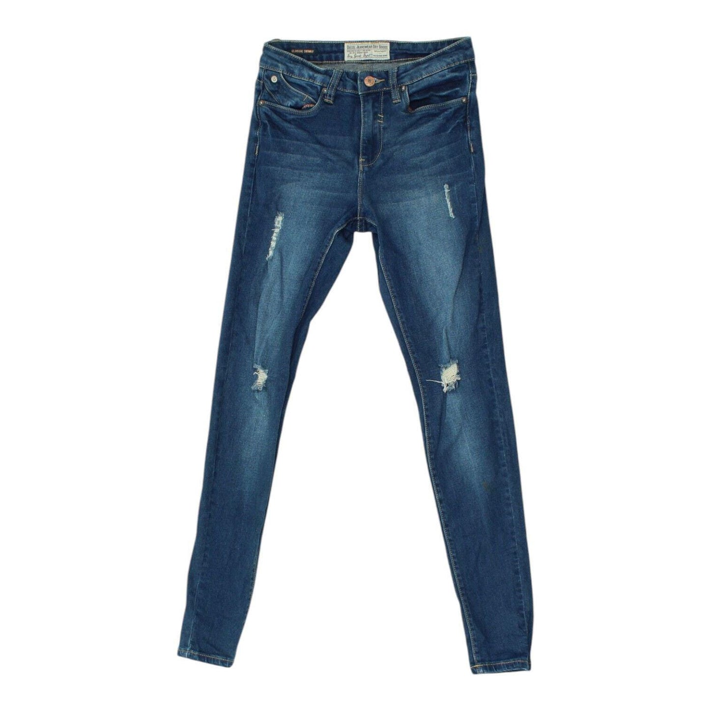 Diesel Womens Blue Distressed Classic Skinny Jeans Vintage Designer Denim VTG Graphic Tee – Soft Feel · Great Gift For Fans