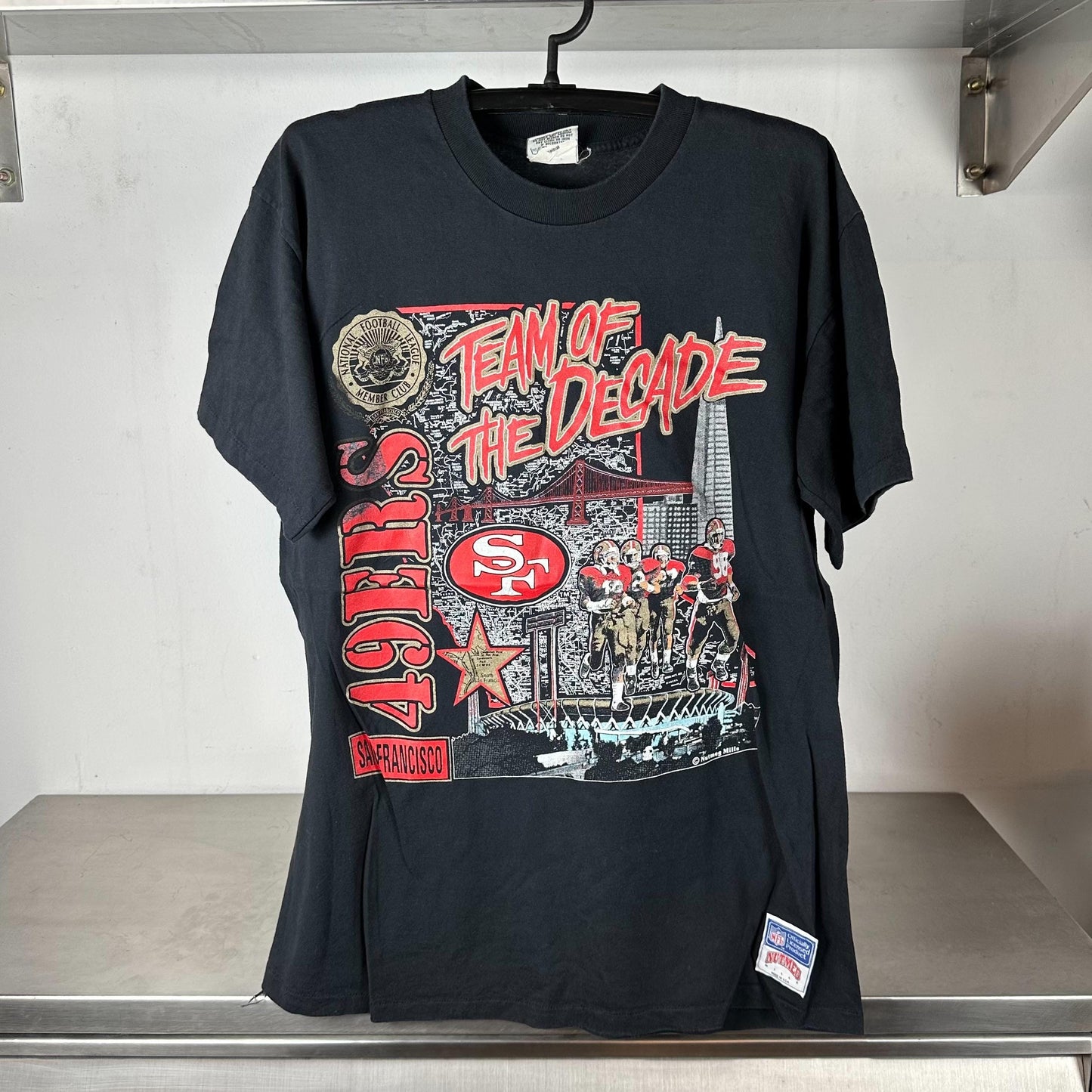 Vintage 90s San Francisco 49ers Team of the Decade NFL single stitch T shirt Vintage NFL Tshirts Vintage Sports Tshirts 49ers Tshirts Graphic Tee – Bold Style · Top Pick For Any Outfit