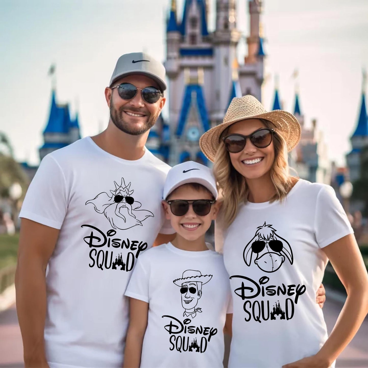 Disney Family Shirts Disney Characters Squad 2025 Family Disneyland Tshirts Disneyworld Shirts 2025 Disney Gift Tee Disney World Shirts Graphic Tee – Soft Feel · Perfect For Daily Wear