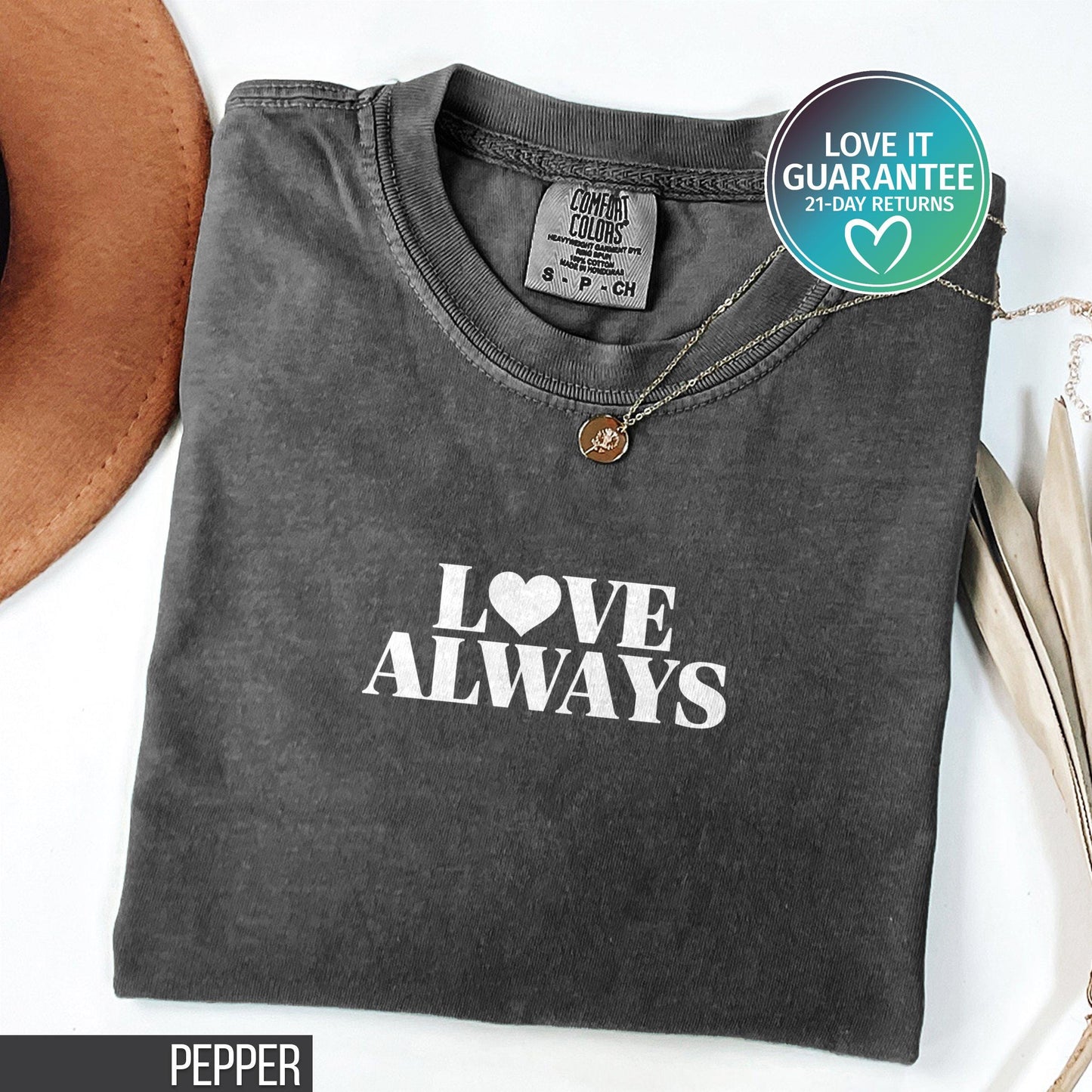 Love Always Valentines Day T Shirt Inspirational Quote Tee Cute Valentines T Shirt Trendy Heart Shirt Lovers Outfit Love Wins Apparel Graphic Tee – Warm & Stylish · Must-Have Style