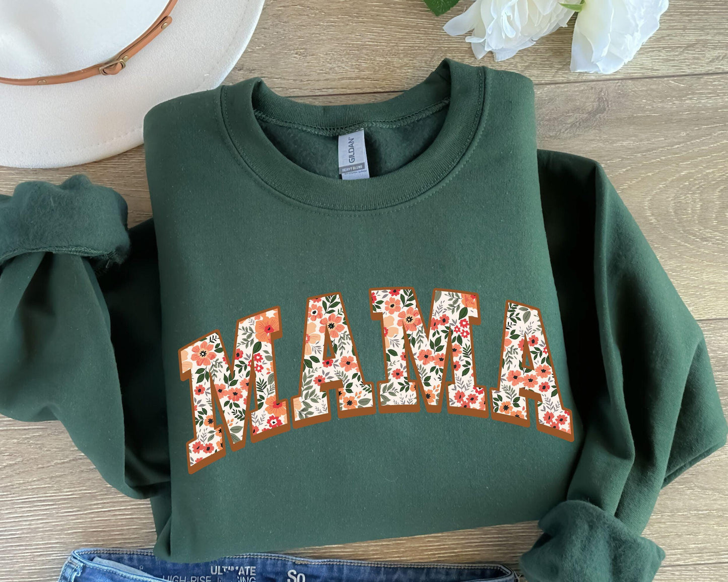 Floral Mama Sweatshirt and Shirt Cute Mom Sweatshirt Mother39s Day Gift Mommy Shirt New Mom Gift Gift for Mother Mama Shirt for Gift Sweatshirt – Feel-Good Design · Must-Have Style