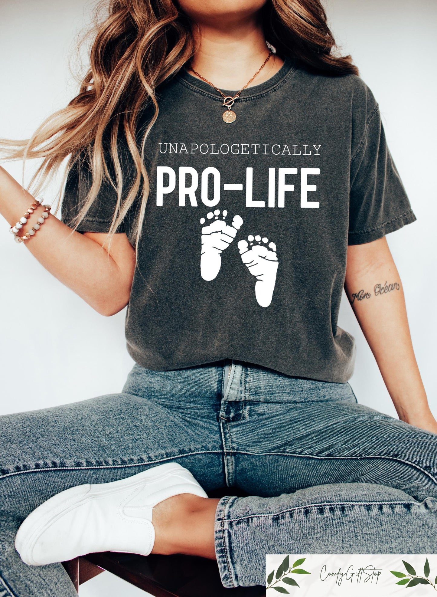 Unapologetically Pro Life Tshirt Human Rights Sweater Christian Women Outfit Pro Lifes Tee Conservative Women Gift Protect Life Shirt Graphic Tee – Everyday Comfort · Perfect For Daily Wear