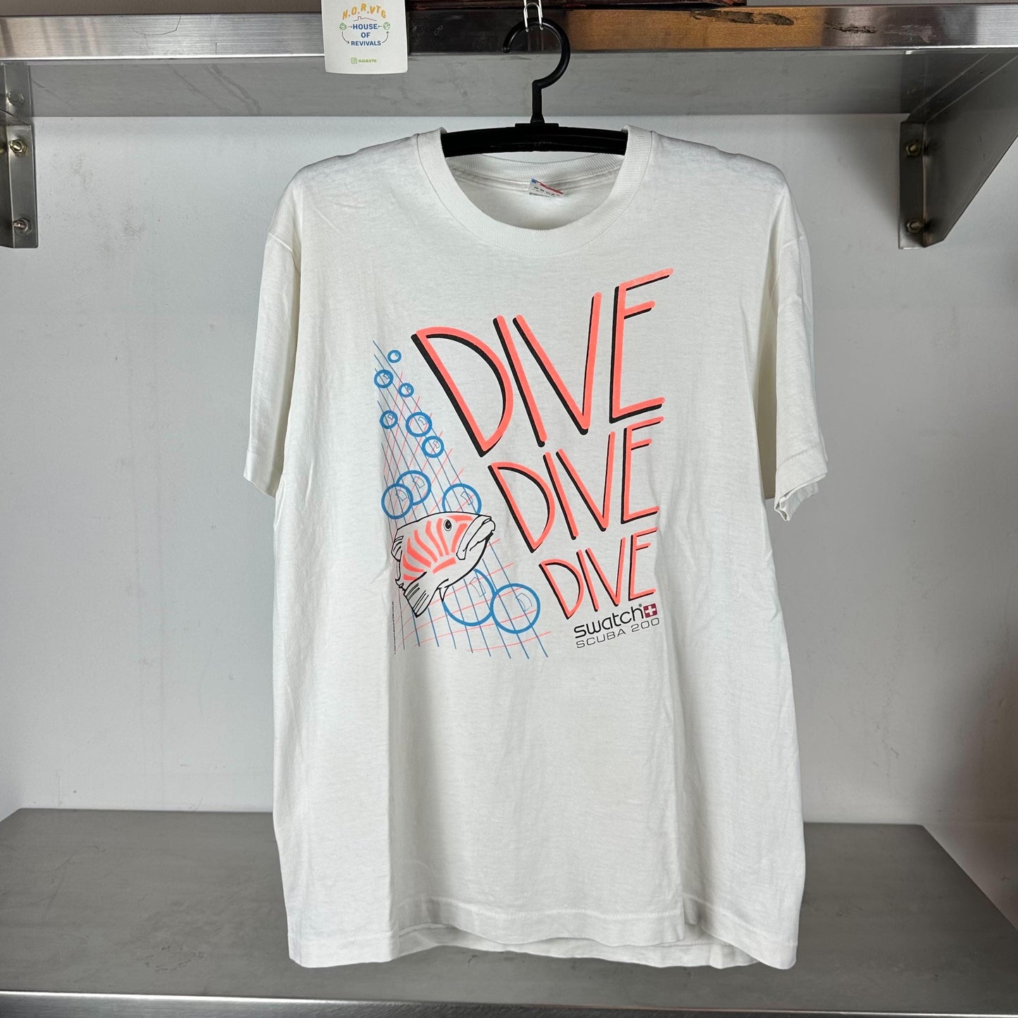 Vintage 1990 Swatch Scuba 200 Watch Dive Promo Large single stitch T shirt Vintage Promo Tshirt Vintage Swatch Tshirt Vintage Art Tshirt Graphic Tee – Warm & Stylish · Top Pick For Any Outfit
