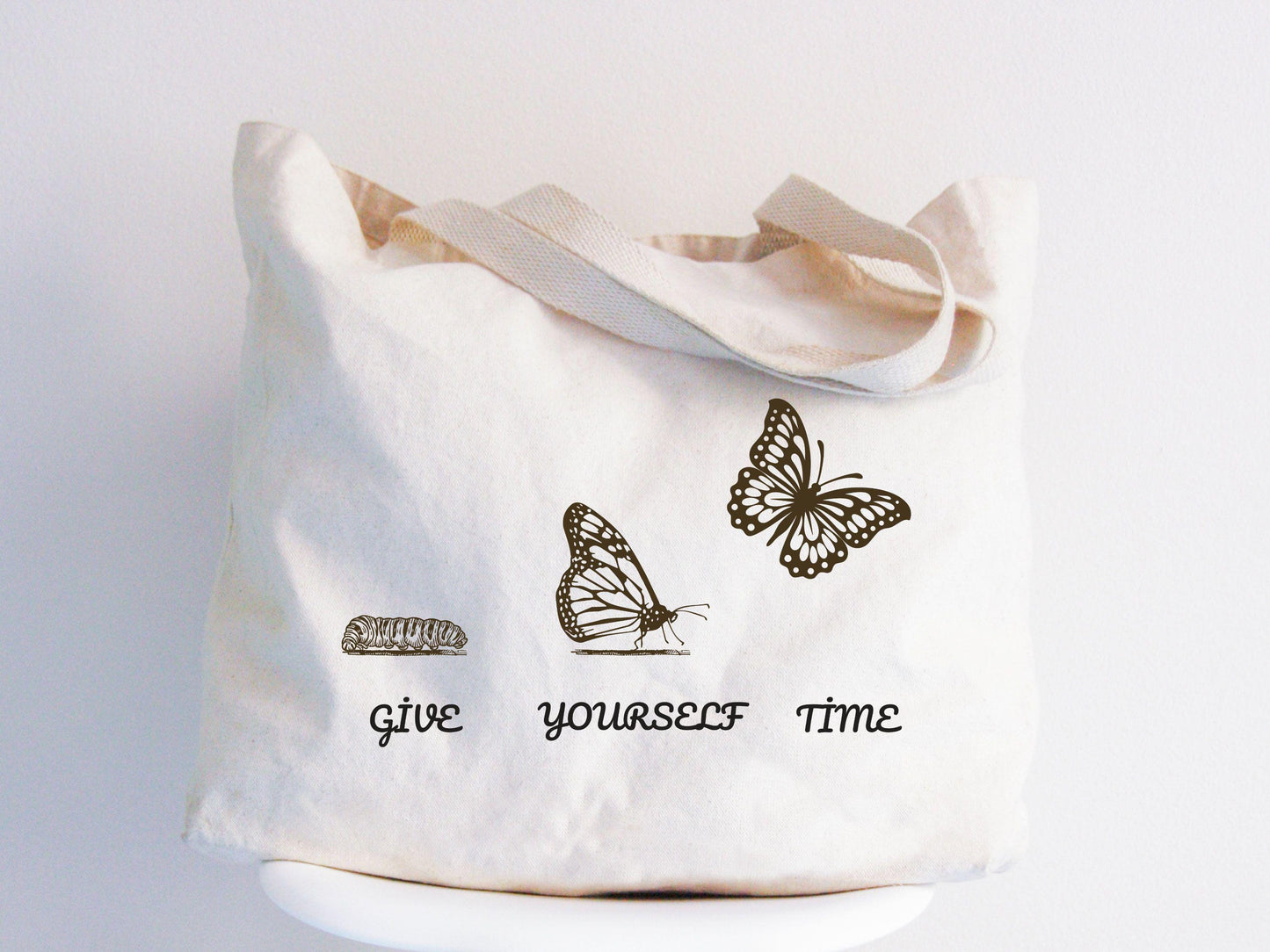 Positive Tote Bag Inspirational Tote Bag Strong Women Gifts Motivational Market Bag Butterfly Tote Positive Women BagMental Health Bag Tote Bag – Aesthetic Look · Must-Have Style