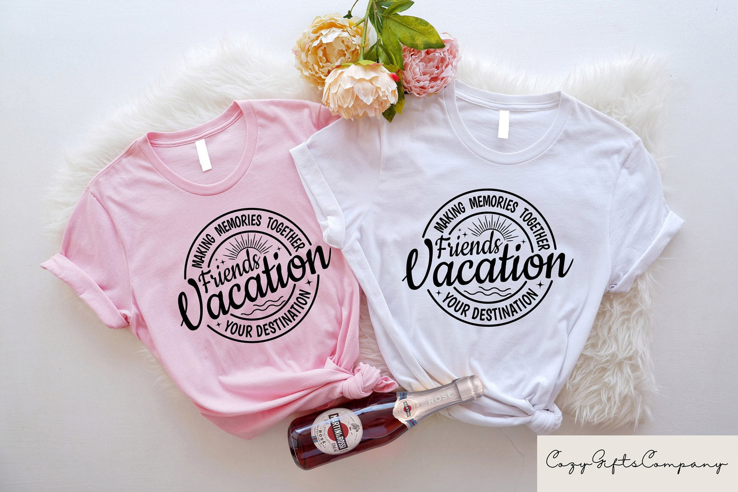 Friends Vacation 2025 Shirts Making Memories Together Friends Vacay Tee Friends Vacation Custom Destination Shirt Best Friends Vacation Graphic Tee – Cozy Vibes · Trending Graphic Apparel