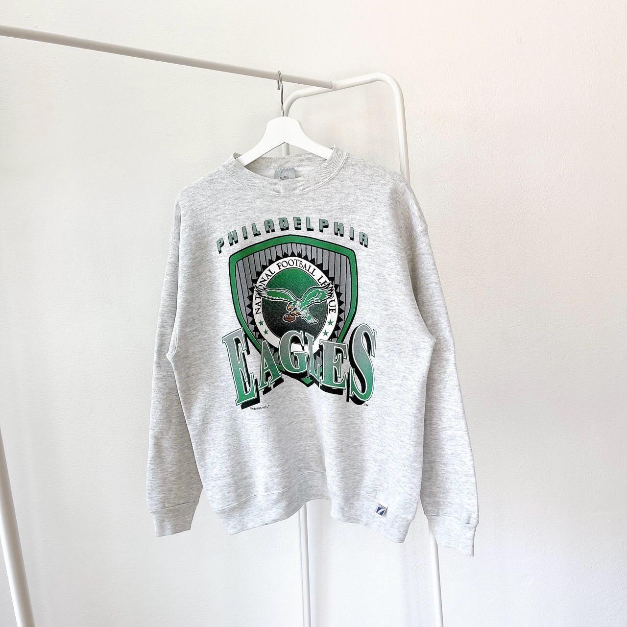 90s Philadelphia Eagles NFL football Logo 7 gray sweatshirt L Sweatshirt – Fan Favorite · Top Pick For Any Outfit