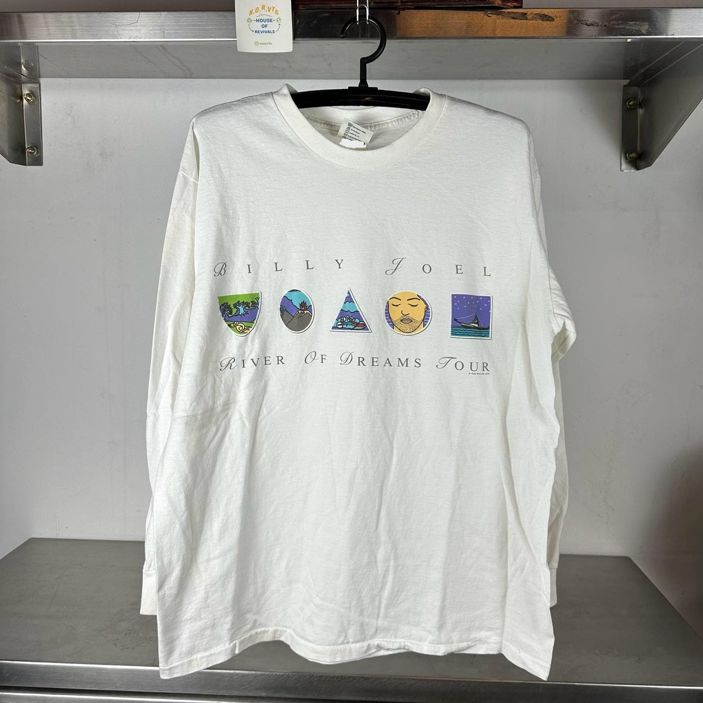 Vintage 1993 Billy Joel River of Dreams Tour Promo XL Long sleeves single stitch T shirt Vintage Billy Joel Tshirt Vintage Music Tshirt Graphic Tee – Fan Favorite · Must-Have Style