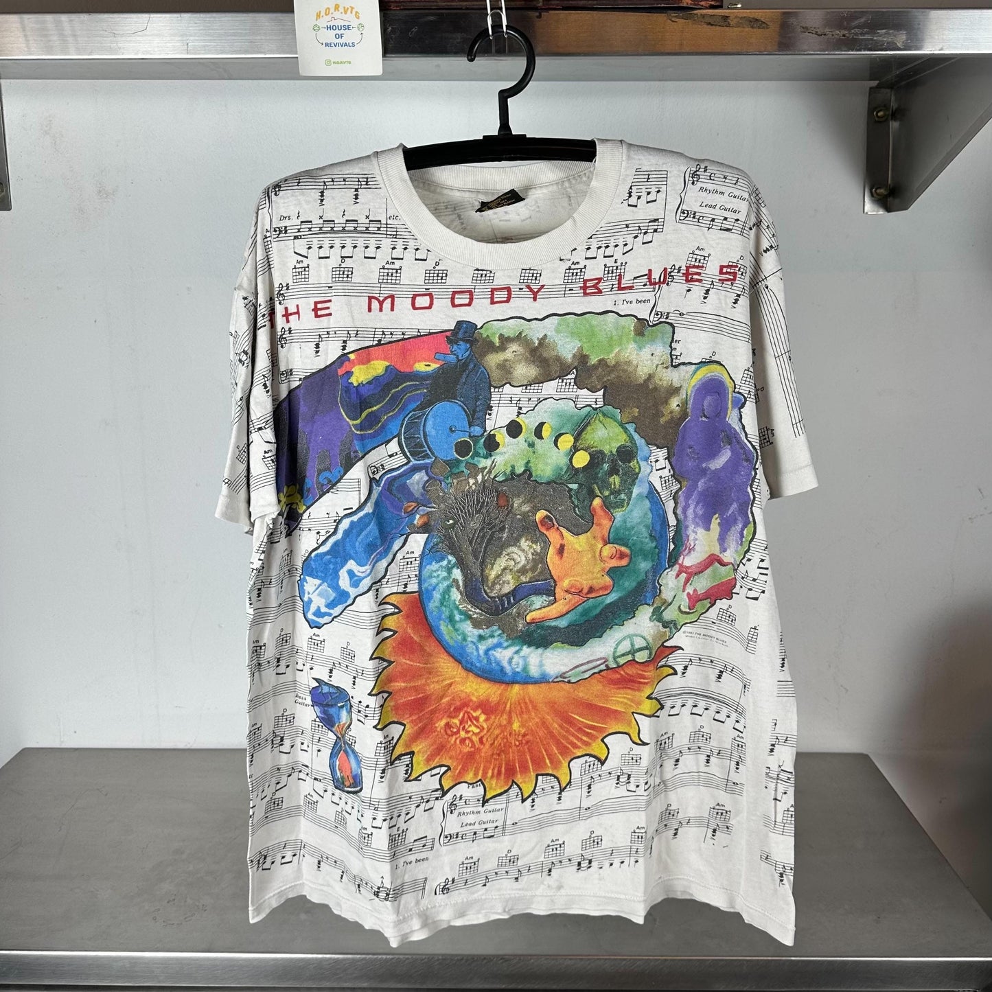 Vintage 90s The Moody Blues Rock Band All Over Print AOP XL Brockum T shirt Vintage Band Tshirts Vintage Band Tees Moody Blues Tshirt Graphic Tee – Everyday Comfort · Must-Have Style