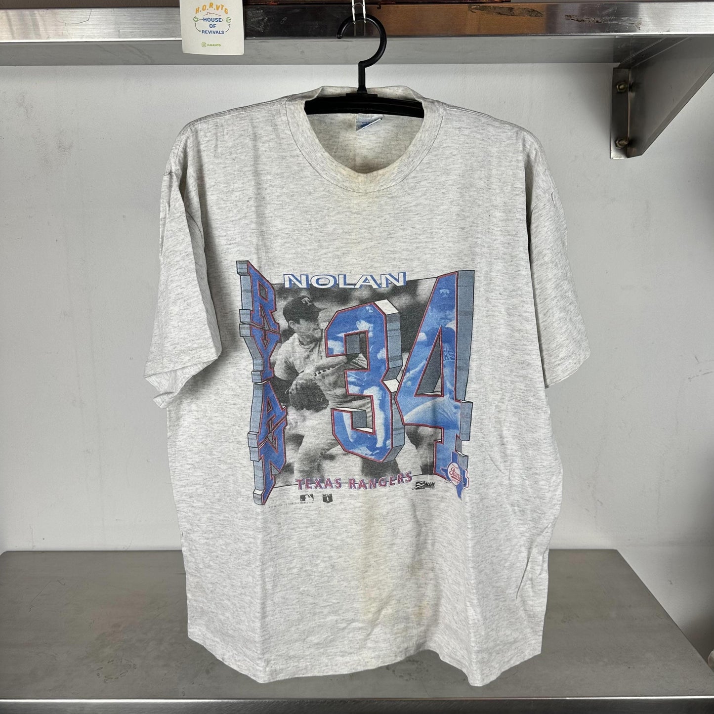 Vintage 1991 Nolan Ryan Texas Rangers Baseball MLB single stitch T shirt Vintage Texas Rangers Tshirts Vintage Nolan Ryan Tshirts Graphic Tee – Easygoing Wear · Trending Graphic Apparel