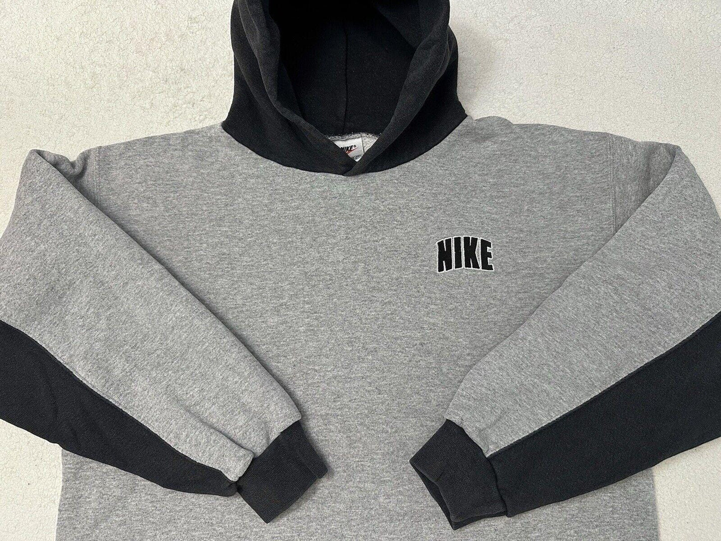 Vintage 1990s 90s Nike Swoosh Streetwear Made In USA Sweatshirt Hoodie XS S Hoodie – Aesthetic Look · Trending Graphic Apparel