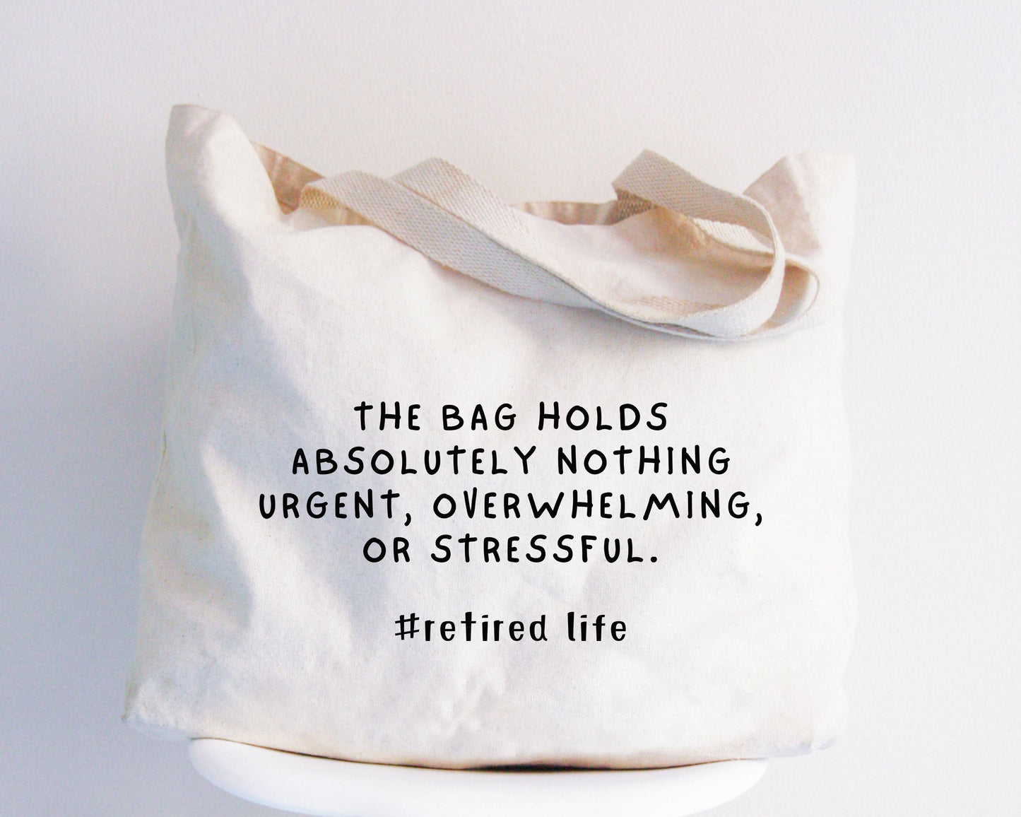Retired Life Tote Bag Retirement Canvas Bag Gift Retirement Gift Bag Funny Retirement Tote Bag Retired Gift New Retired Christmas Bag Tote Bag – Cozy Vibes · Great Gift For Fans