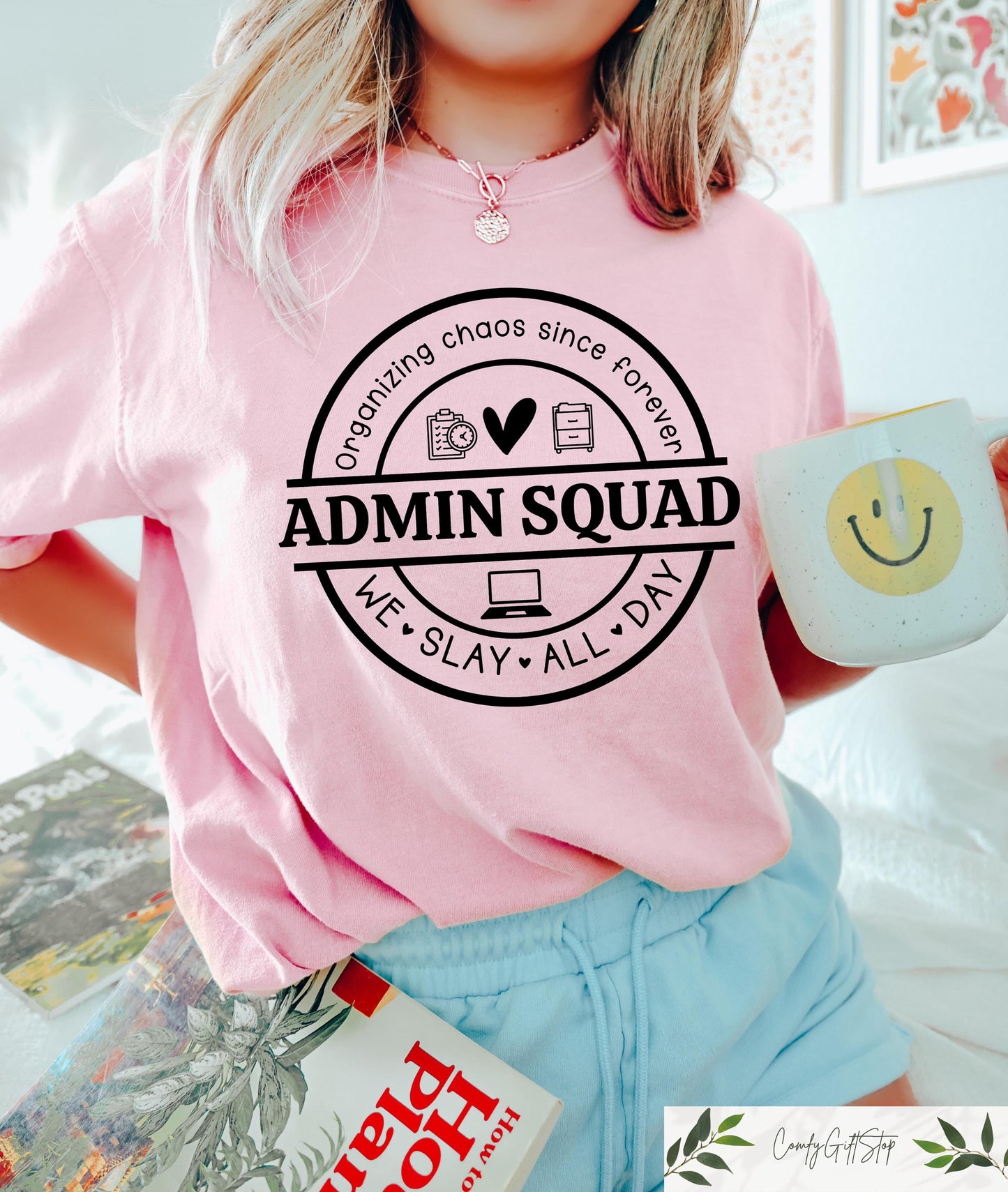 Admin Squad T shirt Office Squad Sweatshirt Administrative Assistant Shirt Administrative Professionals Gift School Office Staff Tees Sweatshirt – Soft Feel · Trending Graphic Apparel