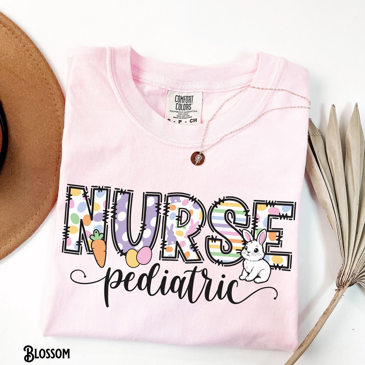 Pediatric Nurse Easter Shirt PEDS PEDS Easter Bunny Tee PICU Spring Nursing Easter Tshirt Pediatrics Nurse Easter Gift Graphic Tee – Soft Feel · Great Gift For Fans