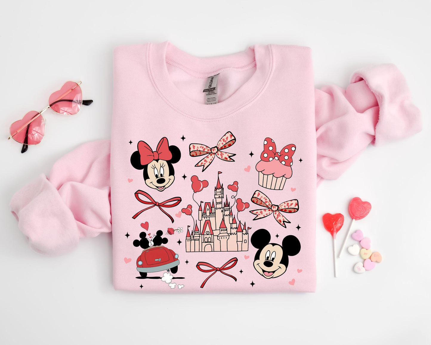 Disney Valentine39s Day T Shirt Matching Valentines Shirts Mickey And Minnie Friends Shirt Disney Valentine39s T Shirt Valentines Gift Tee Graphic Tee – Everyday Comfort · Great Gift For Fans