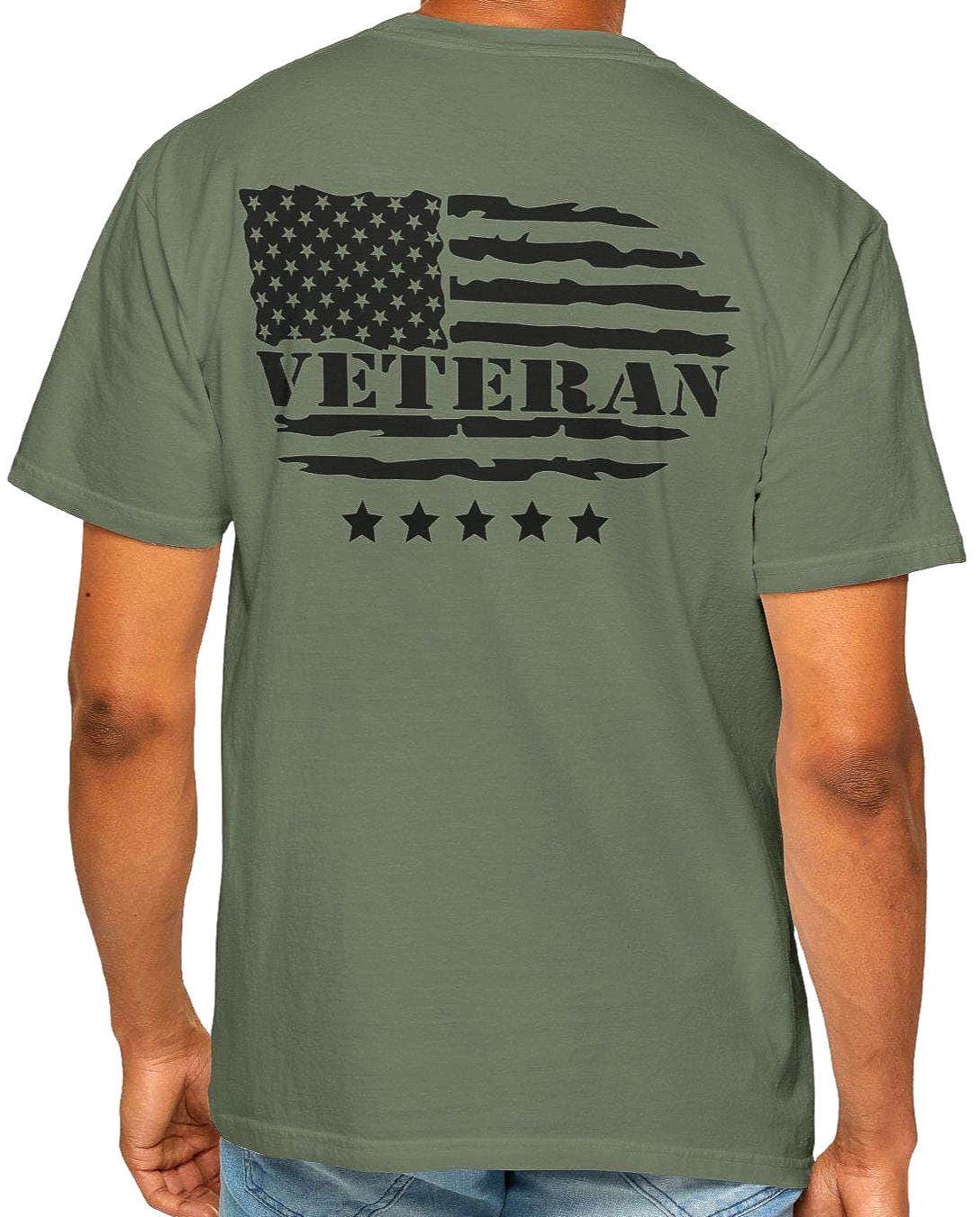 Army Veteran Tee Unisex Garment Dyed T shirt Military Tee Patriotic Shirt Army Apparel Armed Services Top Veteran Gift Graphic Tee – Premium Graphic · Perfect For Daily Wear
