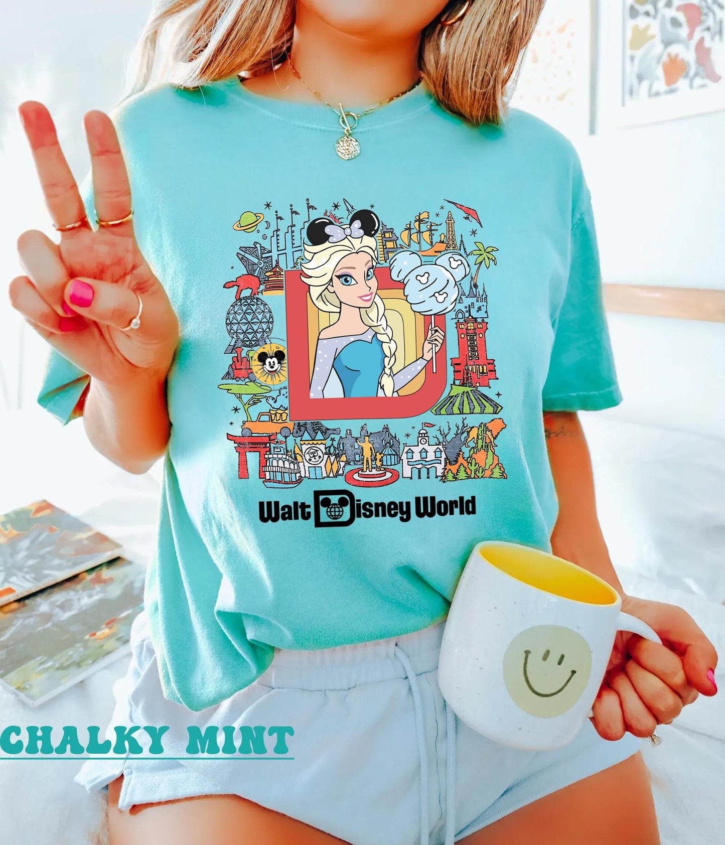 Walt Disney World Elsa Shirt Frozen Elsa Disney Matching Princess Matching Minnie Ears Elsa Elsa Trip Shirt Disney Trip Graphic Tee – Easygoing Wear · High-Quality Print