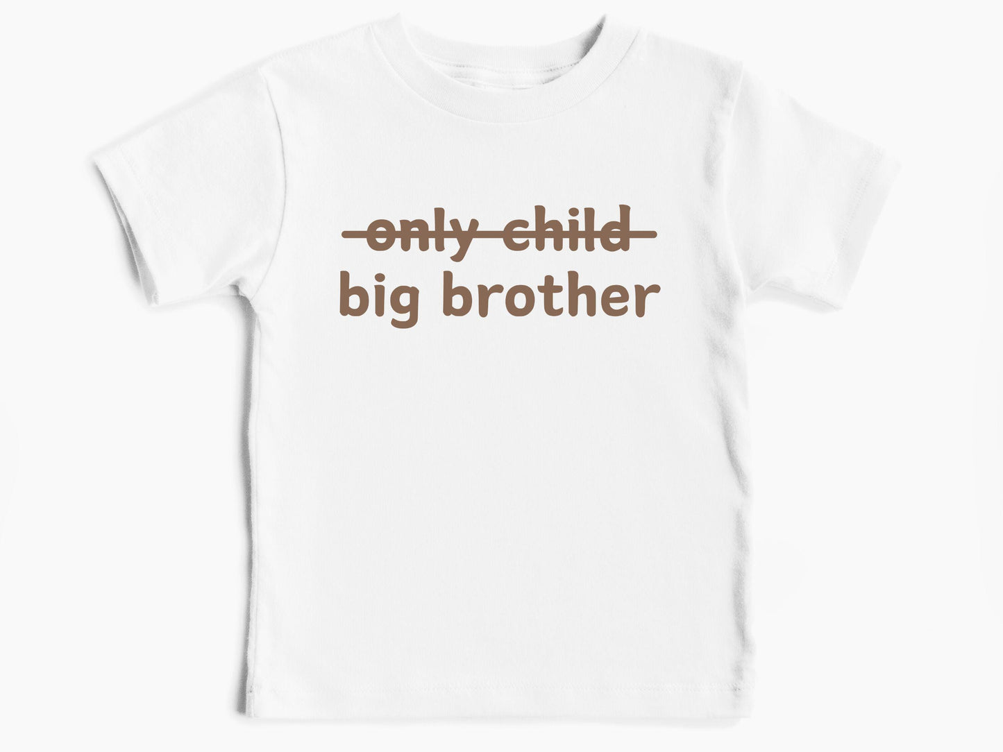Only Child Big Brother Shirt Toddler T Shirt Big Brother Gift Brother Announcement Tee Birth Announcement Shirt Big Brother Pullover Graphic Tee – Everyday Comfort · Top Pick For Any Outfit